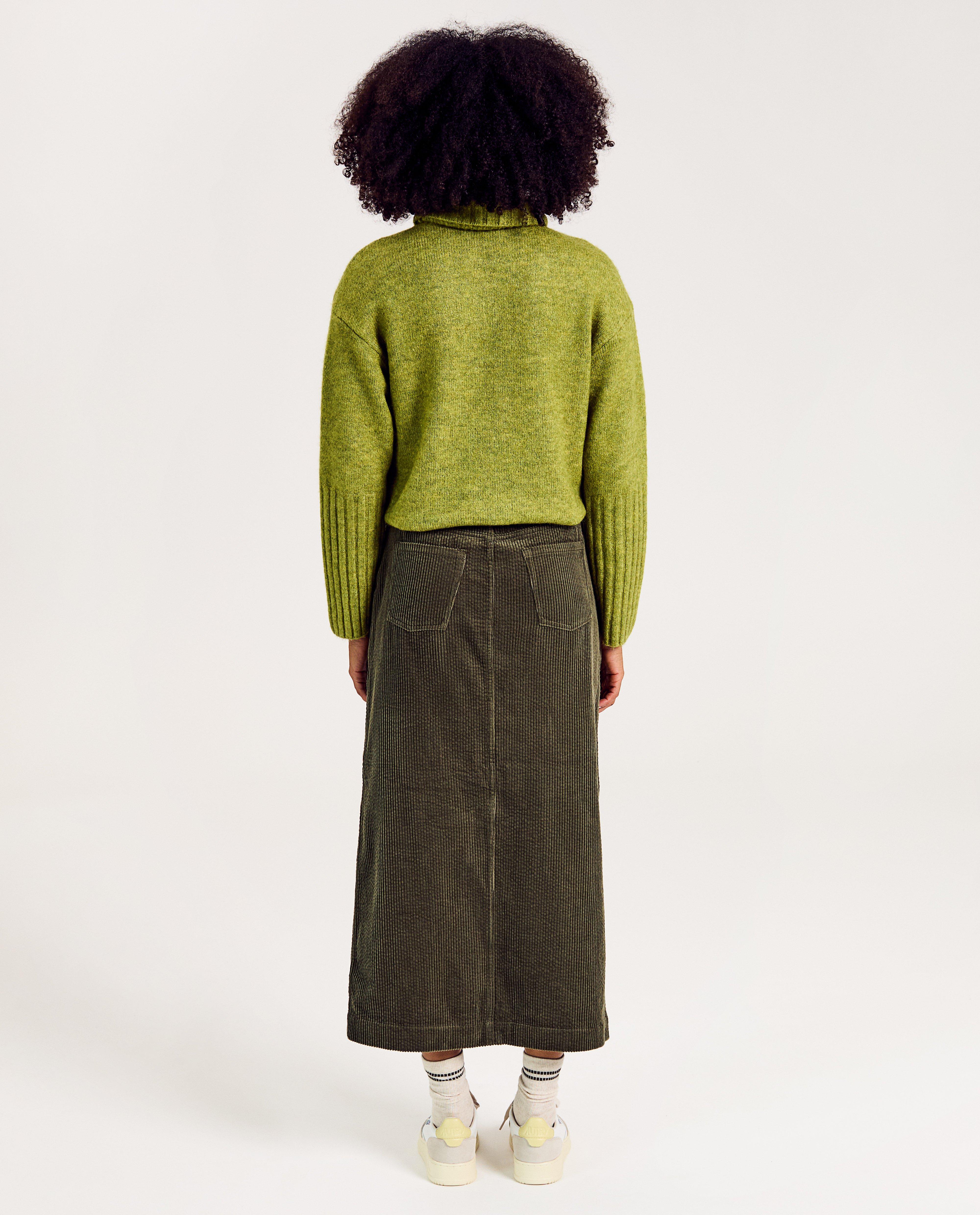 Rokken - Rok van biokatoen met ribfluweel, dames