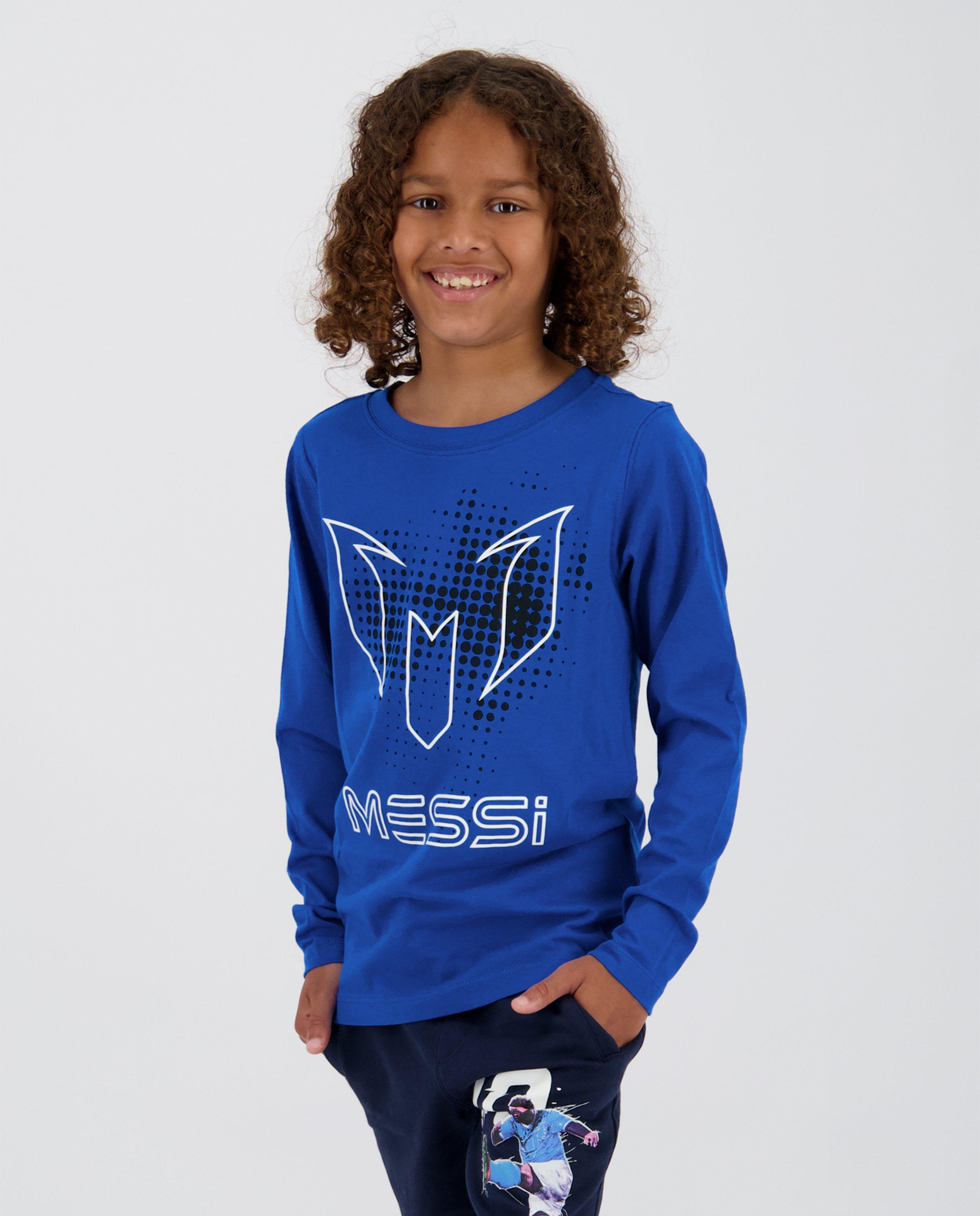T-shirt à manches longues avec logo Messi - Détails du produit - bleu - image numéro 1
