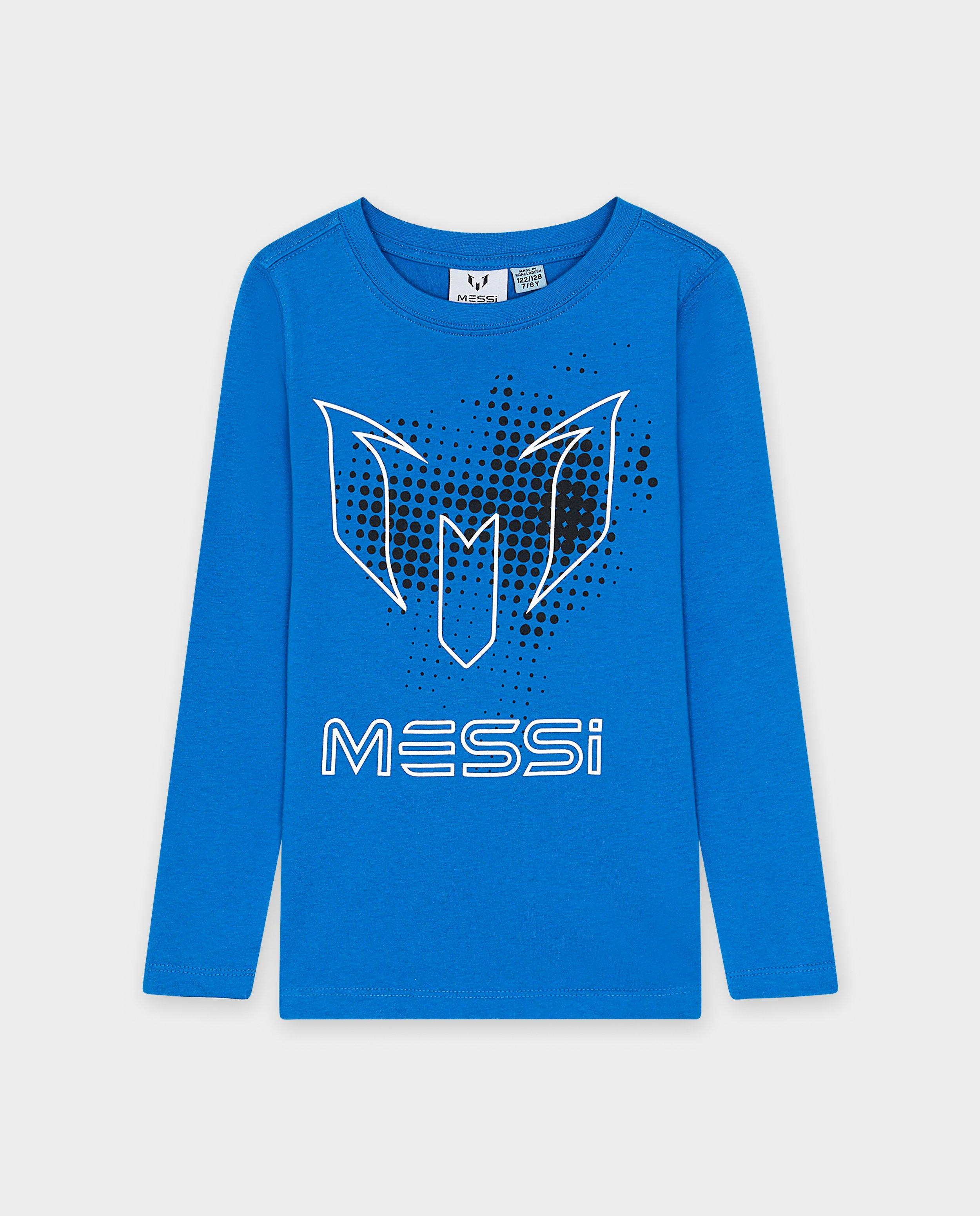 T-shirt à manches longues avec logo Messi - Détails du produit - bleu - image numéro 4
