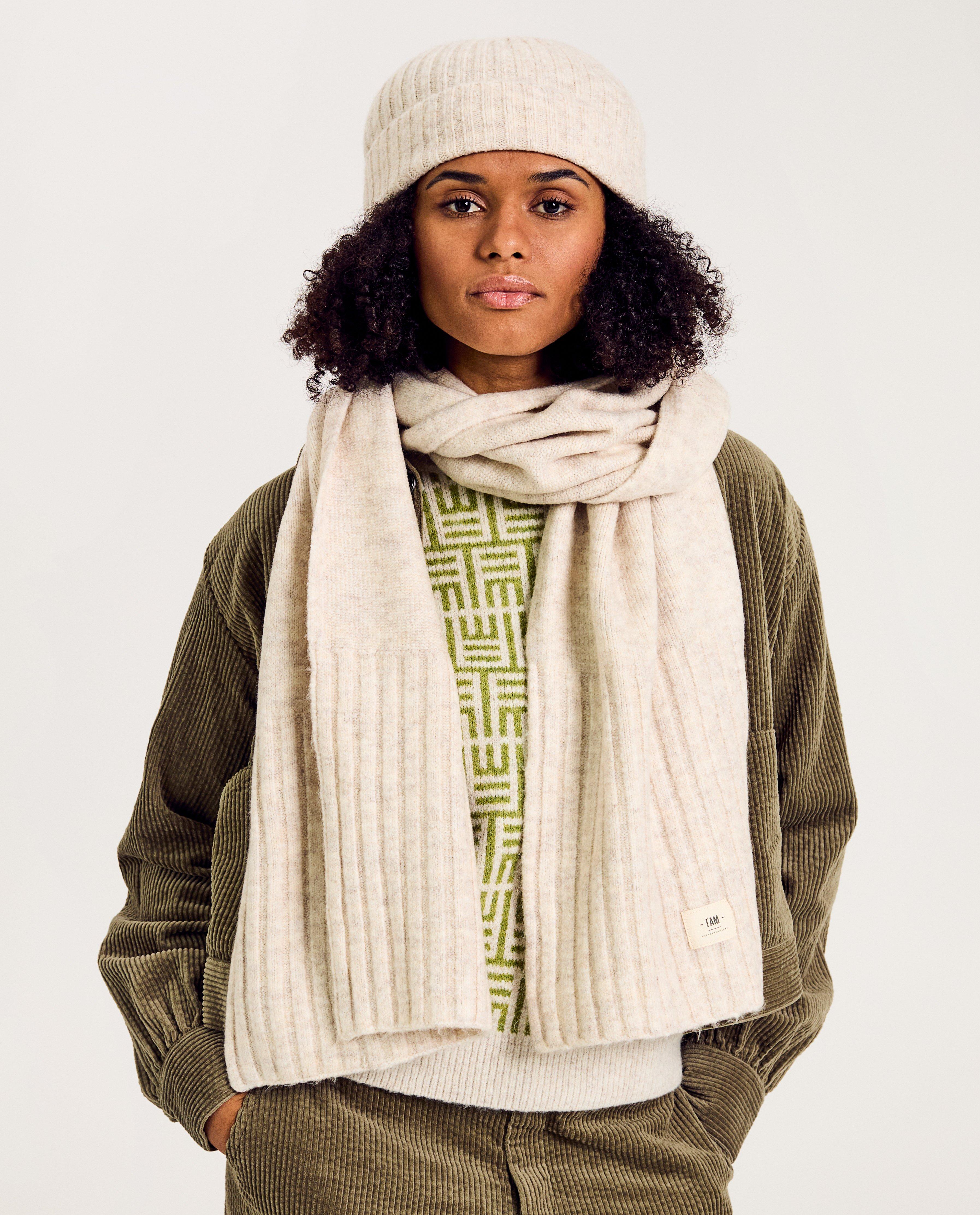 Breigoed - Beige sjaal, dames