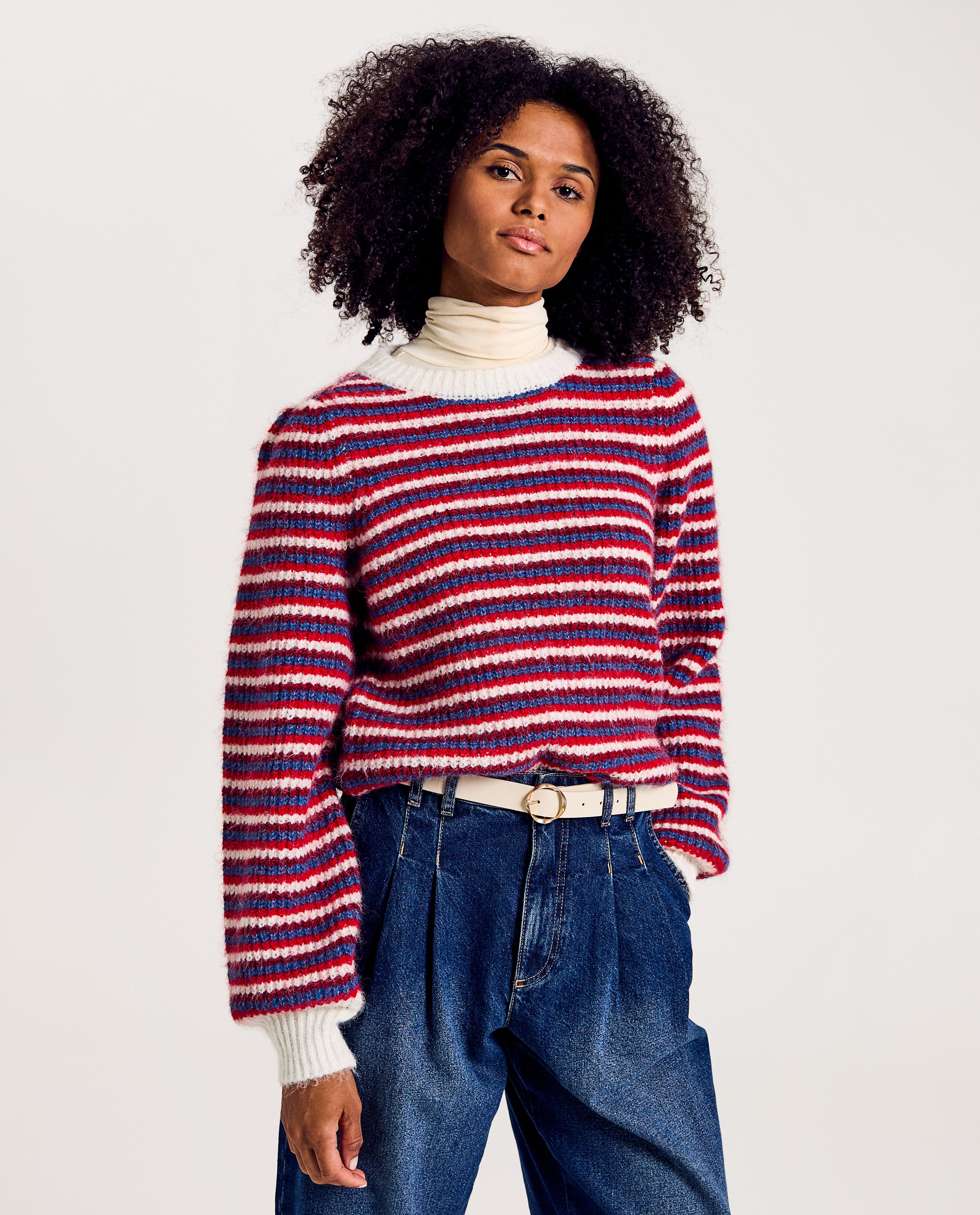 Trui met strepen - Product Detail - wit - afbeelding nummer 2