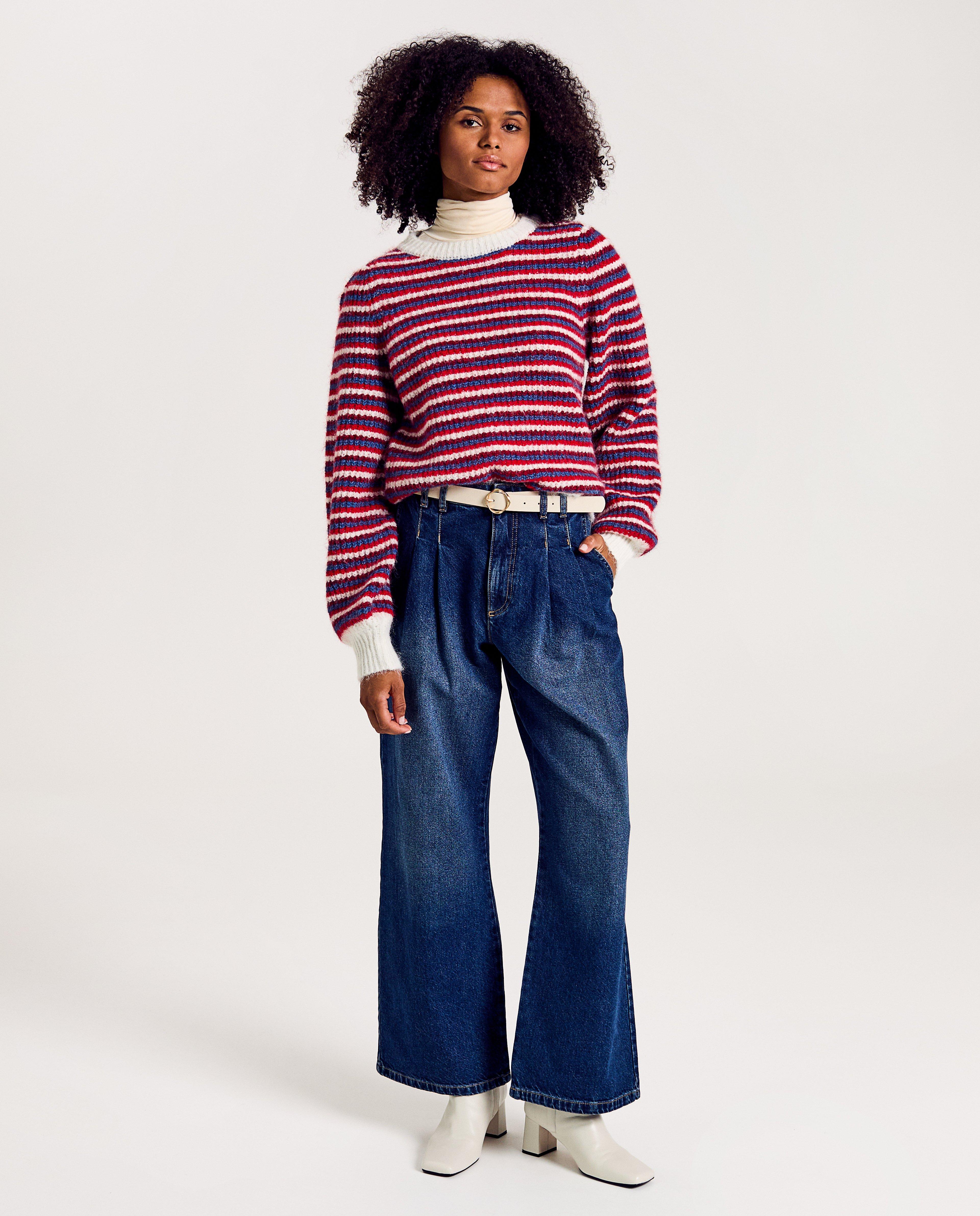 Trui met strepen - Product Detail - wit - afbeelding nummer 3