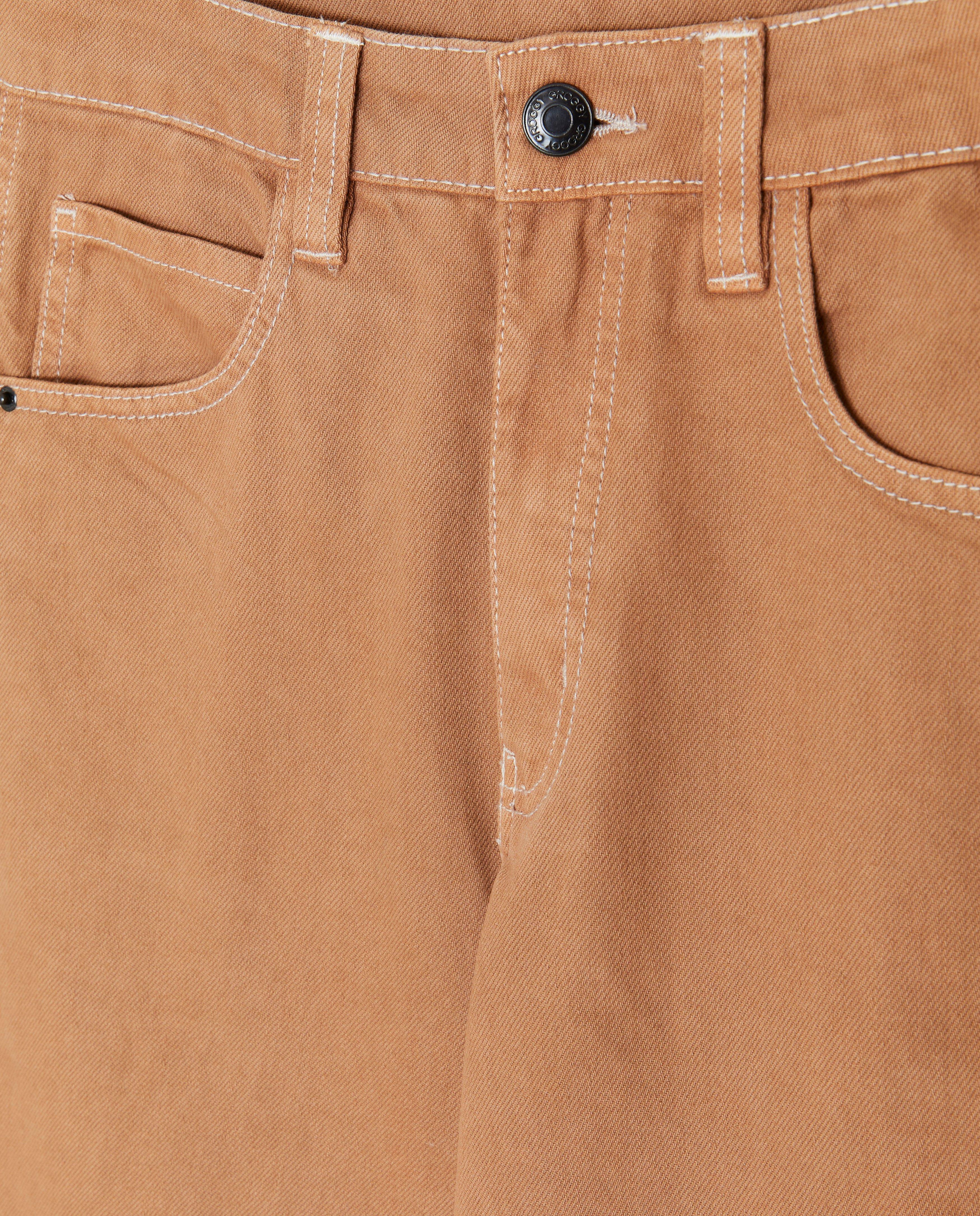 Bruine jeans, straight fit - Product Detail - bruin - afbeelding nummer 7