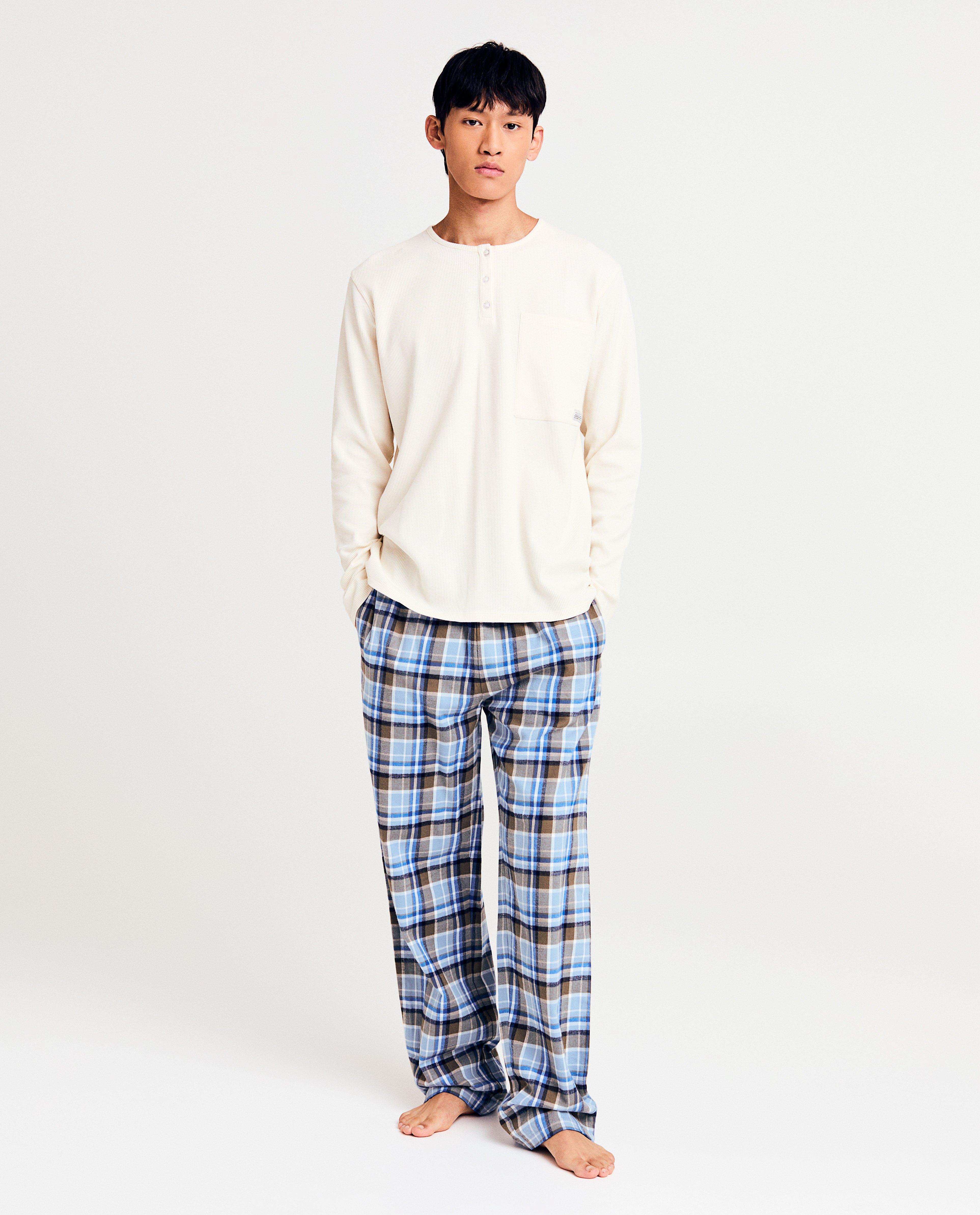 Pyjama met wafelpatroon, XS - L - null - milo