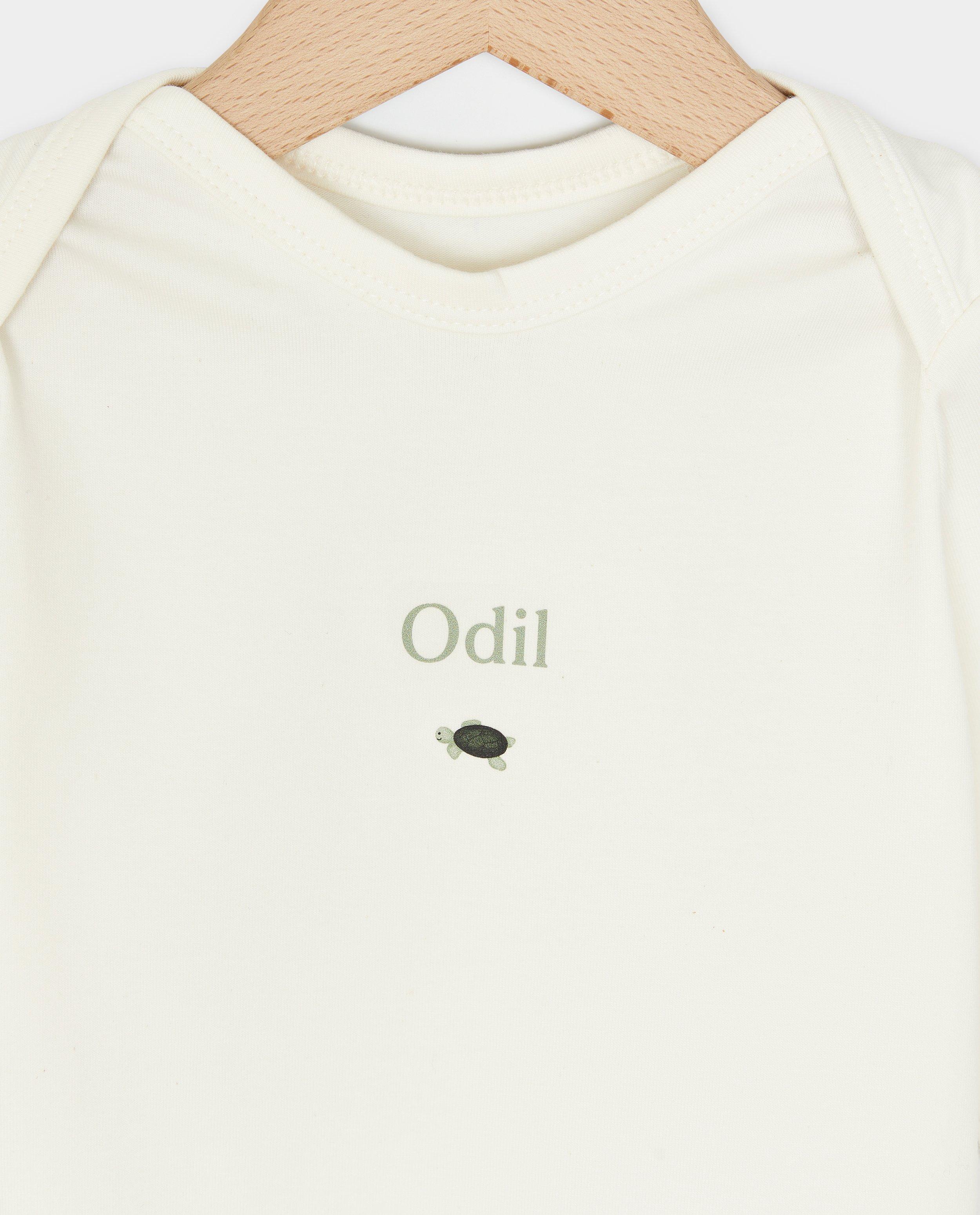 Body personnalis&eacute; en coton bio - D&eacute;tails du produit - blanc - image num&eacute;ro 2