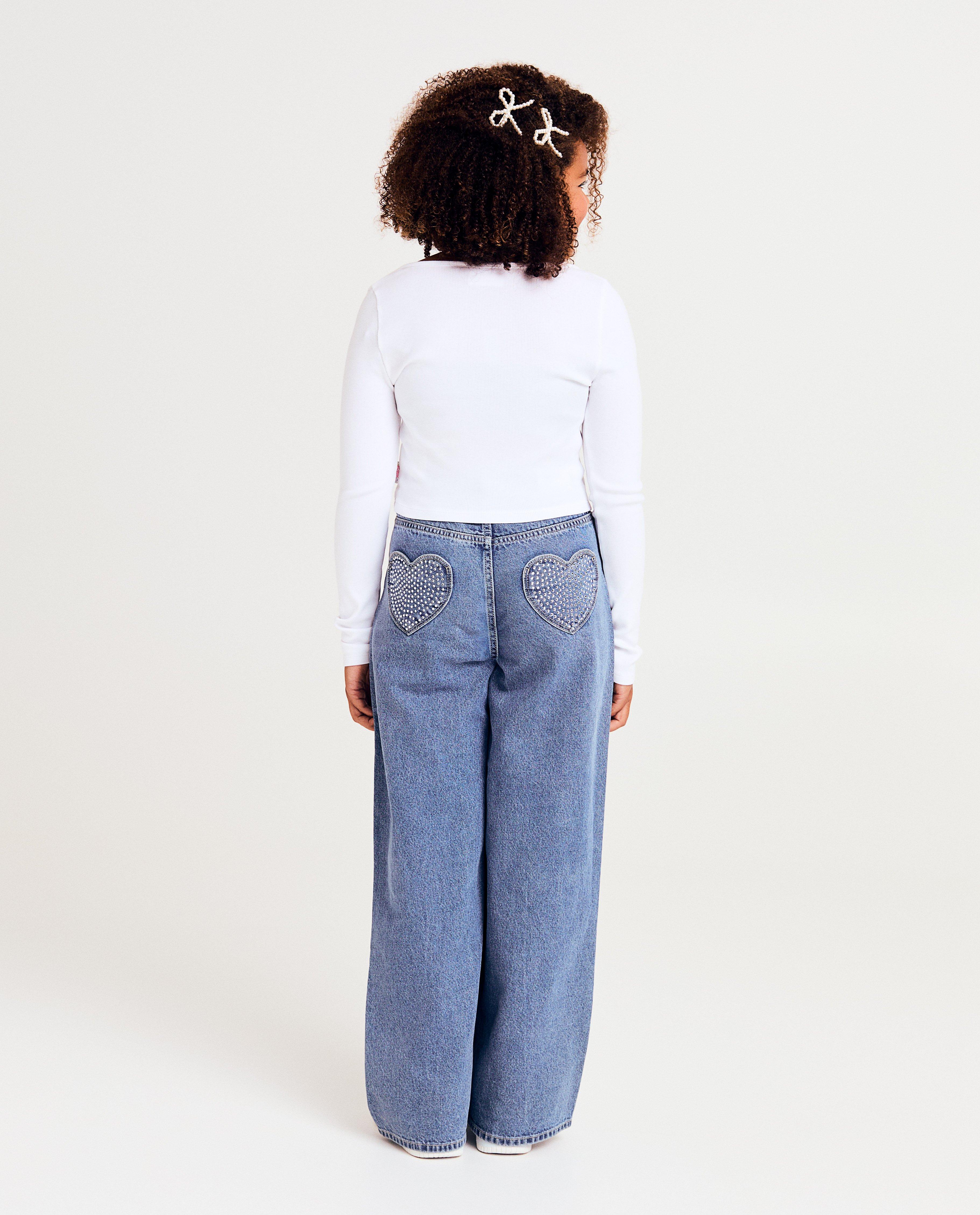 T-shirts - Longsleeve met fijne rib