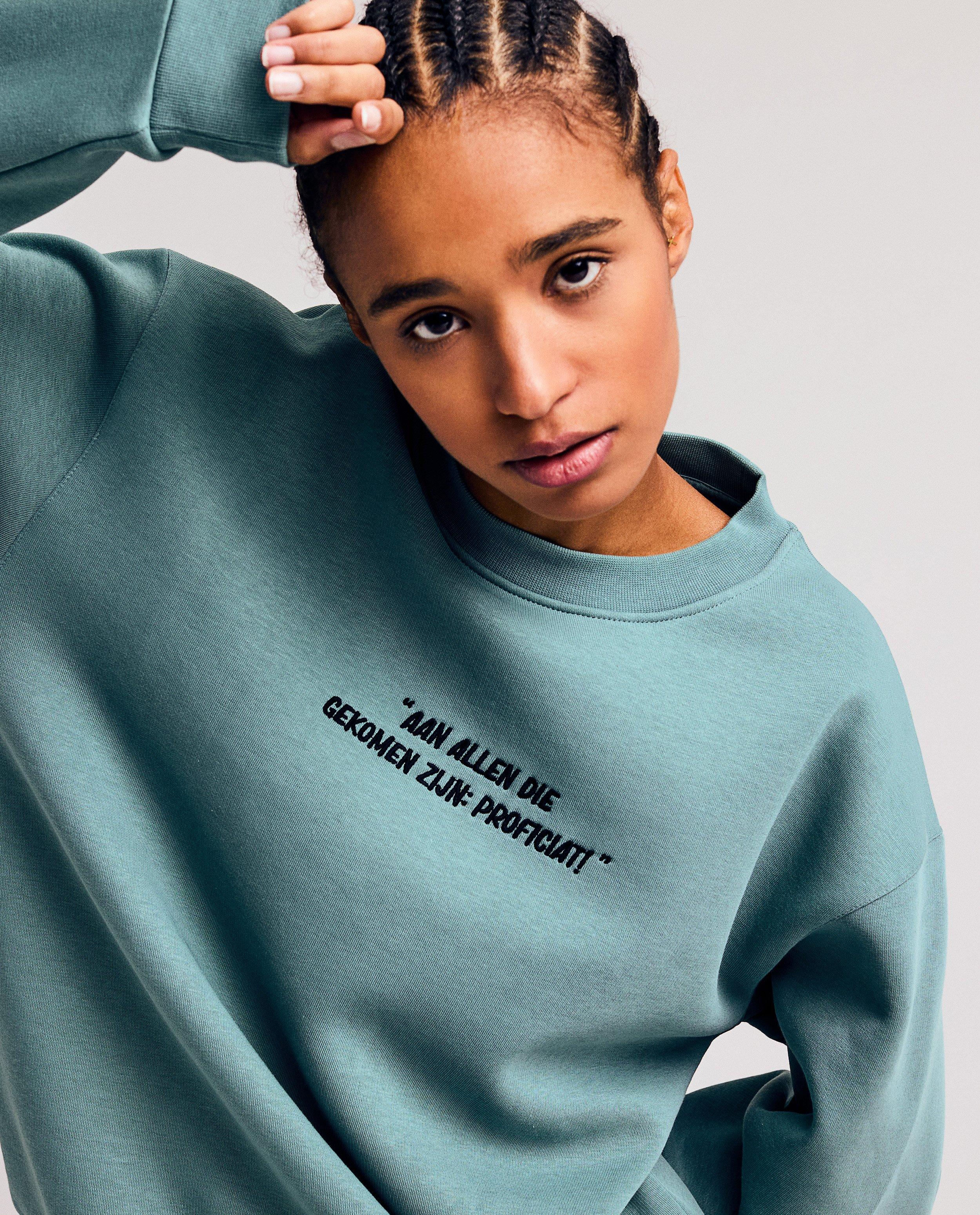 Sweater met geborduurd opschrift SingAlong, unisex - Product Detail - khaki - afbeelding nummer 1