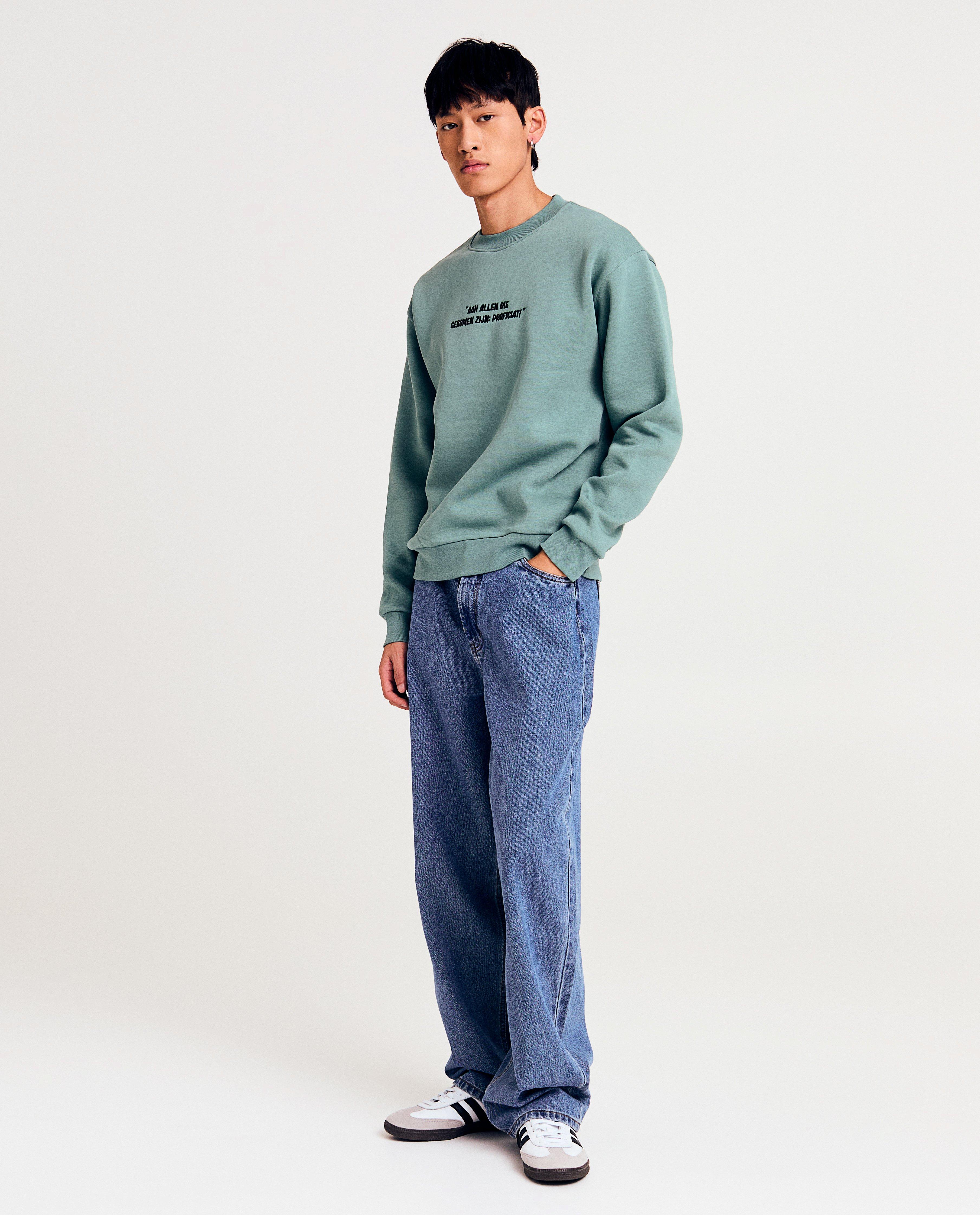 Sweater met geborduurd opschrift SingAlong, unisex - Product Detail - khaki - afbeelding nummer 5