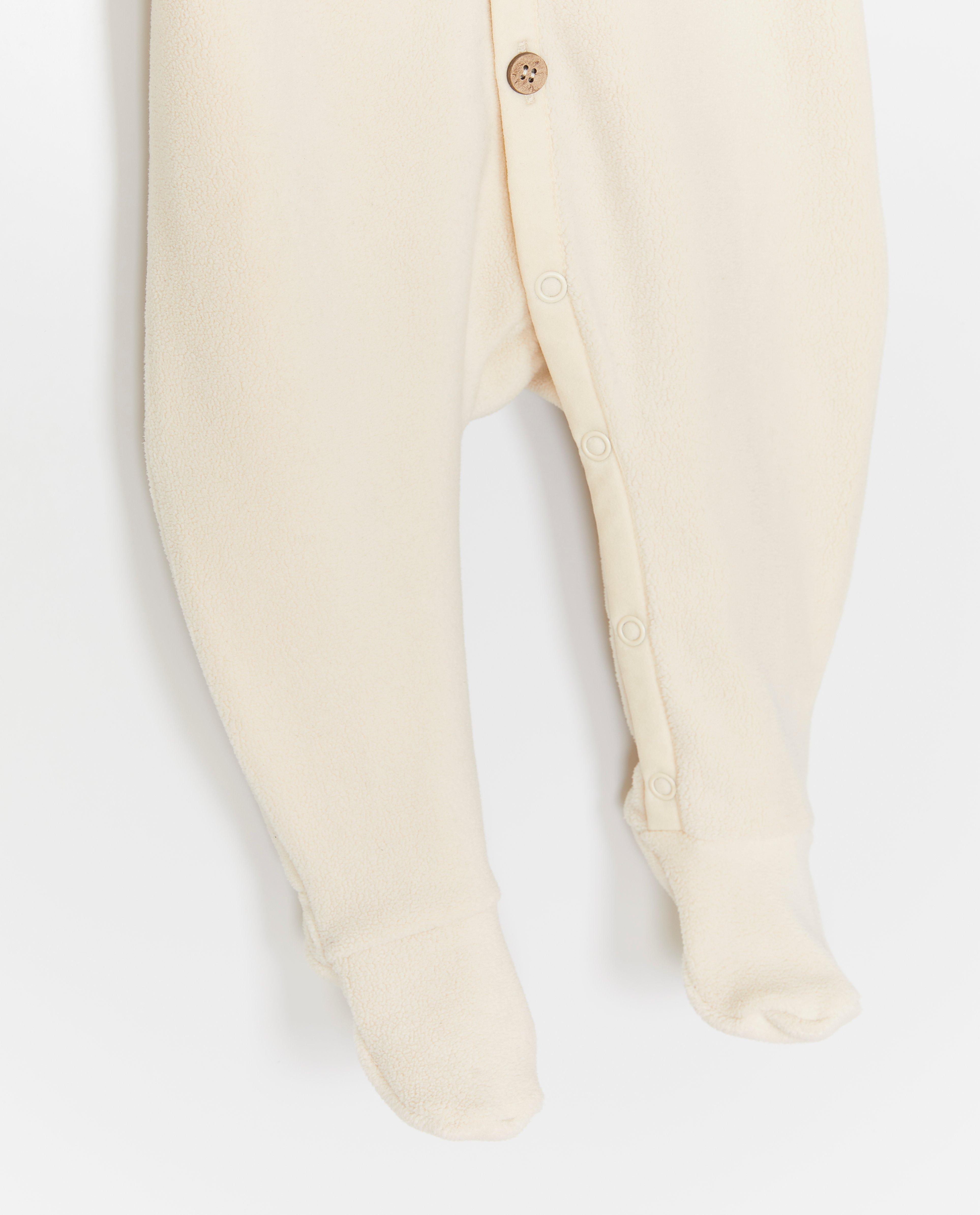 Jumpsuit - Fleece onesie met voetjes