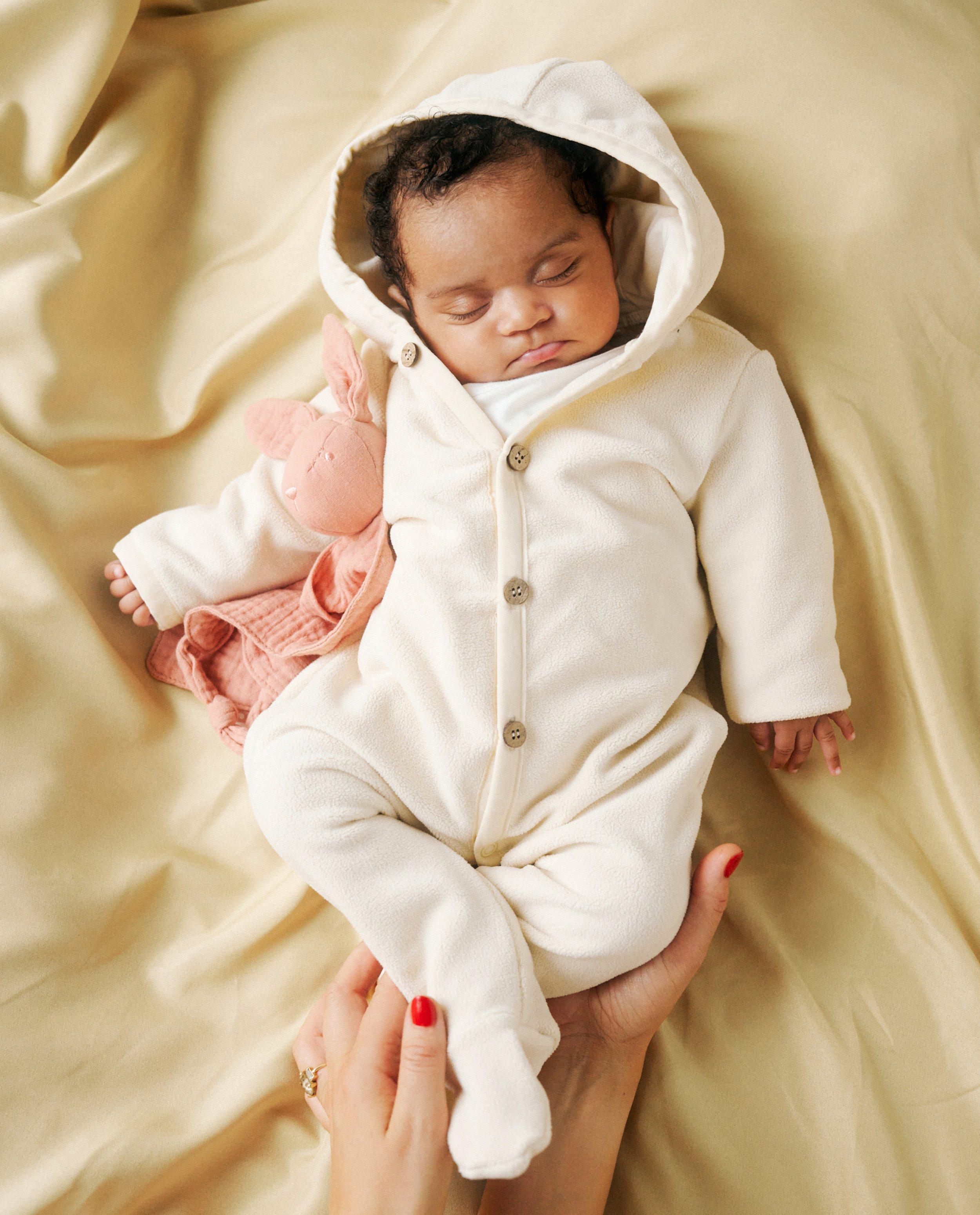 Jumpsuit - Fleece onesie met voetjes