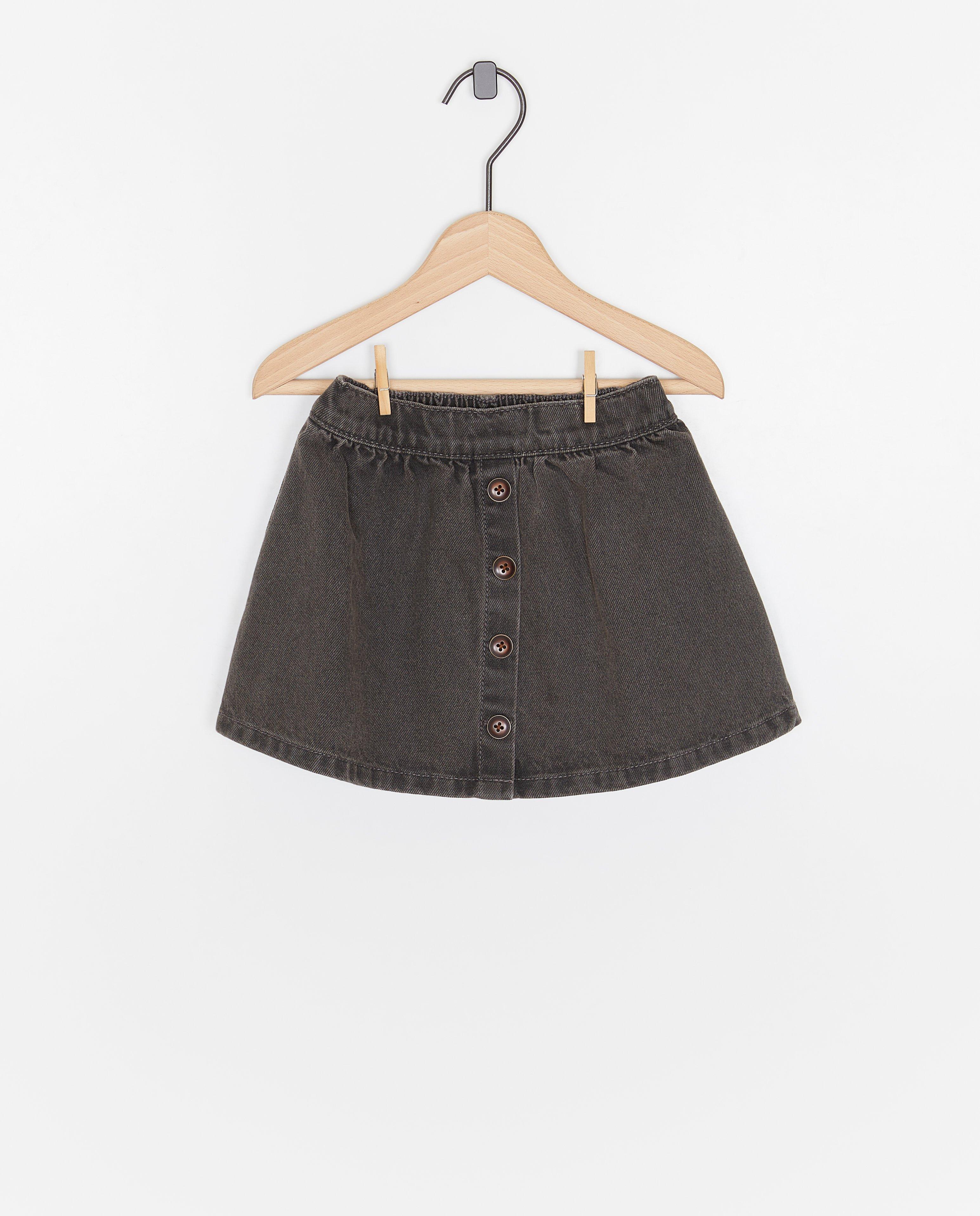 Jupe en jean gris foncé - null - Cuddles and Smiles
