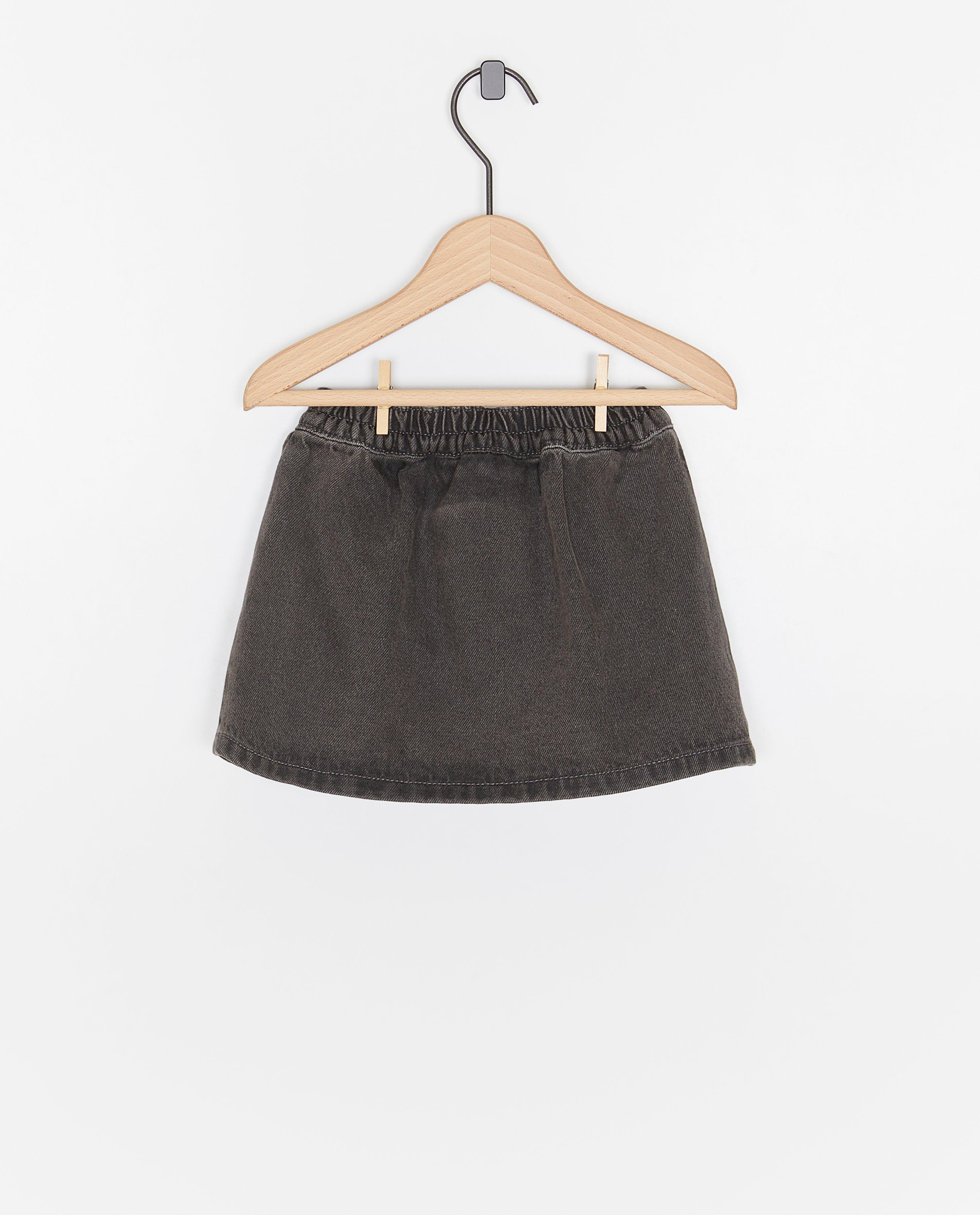 Jupes - Jupe en jean gris foncé