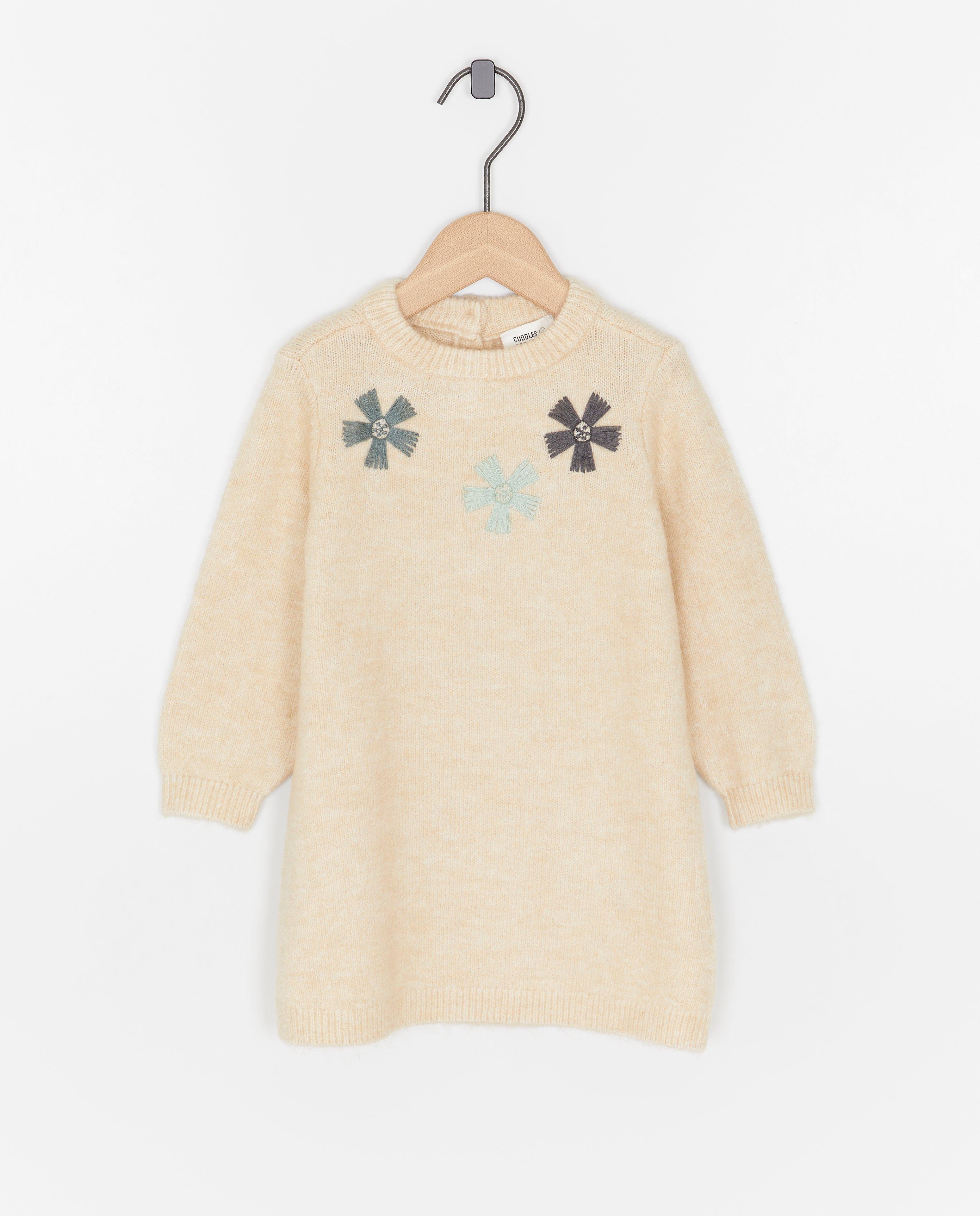 Robe avec fleurs brodées - null - Cuddles and Smiles