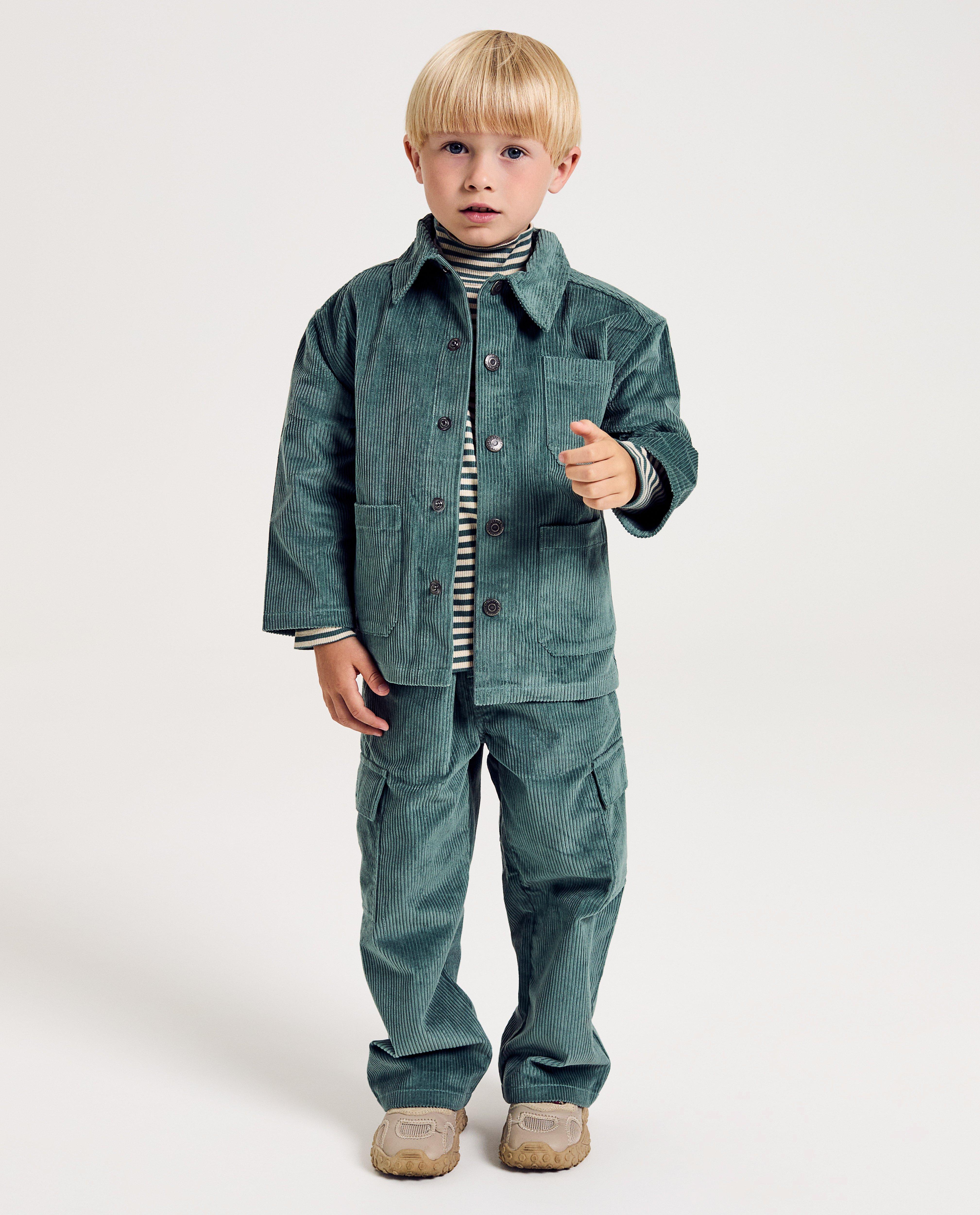 Pantalon en velours c&ocirc;tel&eacute; - D&eacute;tails du produit - khaki - image num&eacute;ro 2