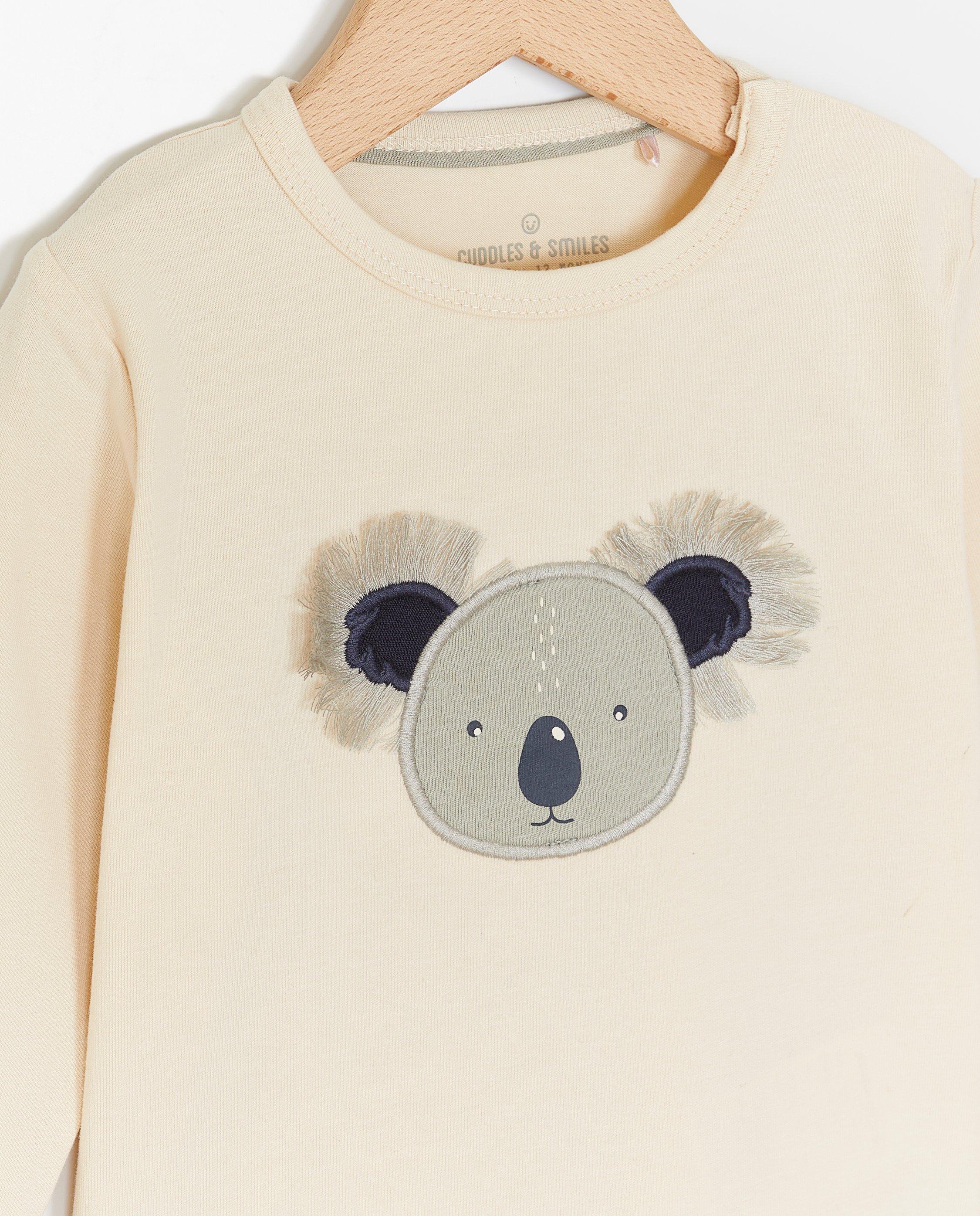 T-shirts - Longsleeve met dierenprint