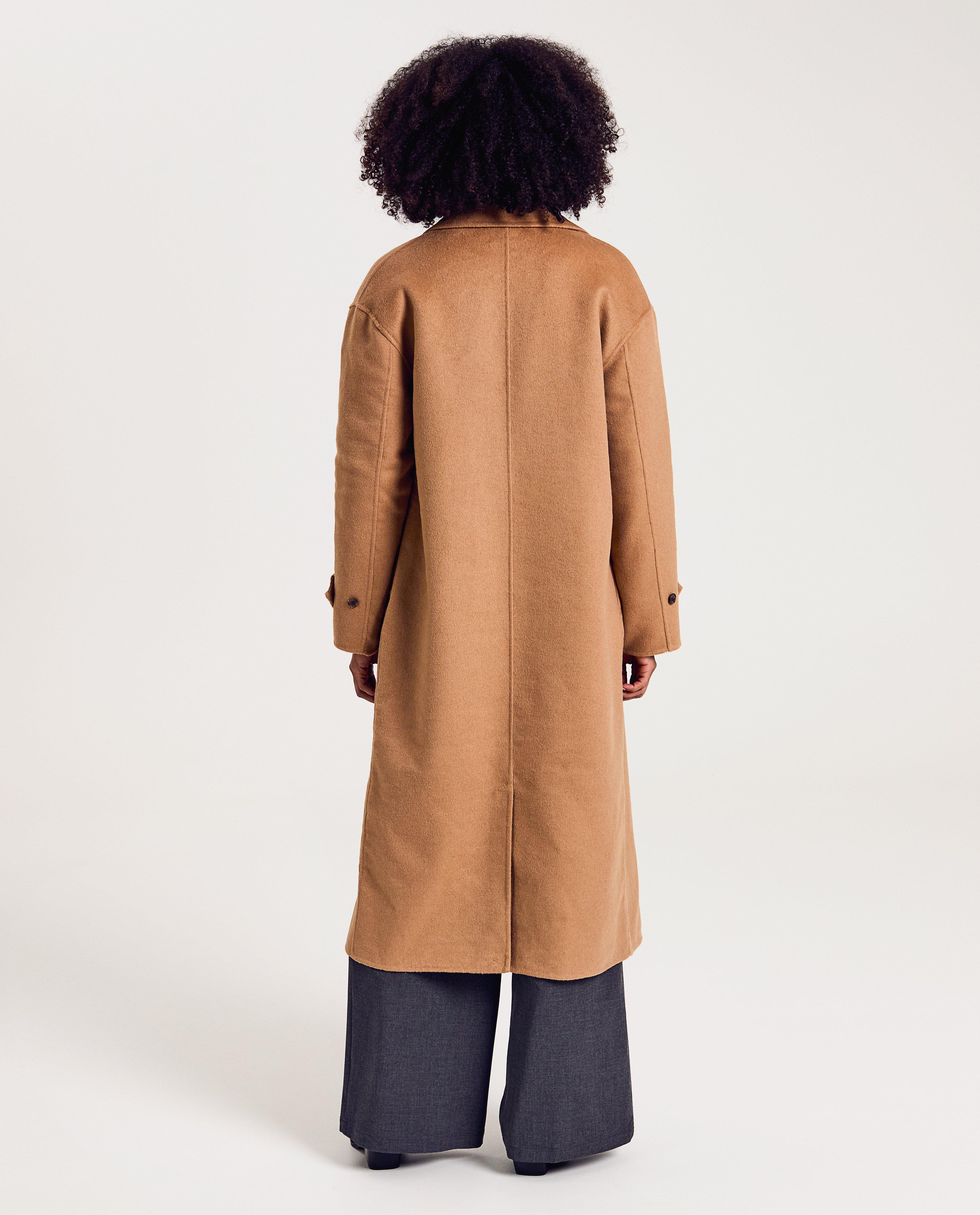 Winterjassen - Lange bruine jas, dames