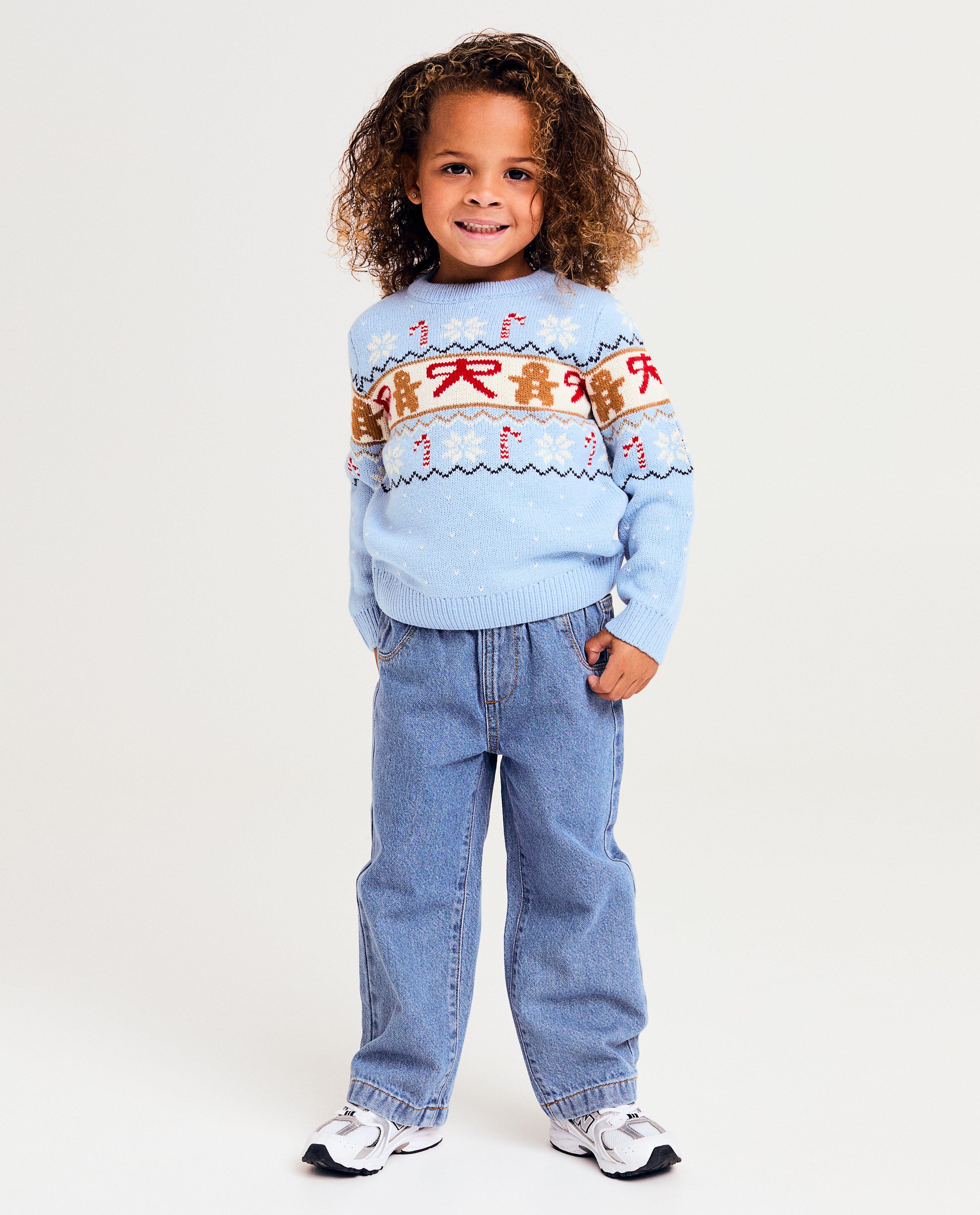 Truien - Kersttrui met print, 2-7 jaar