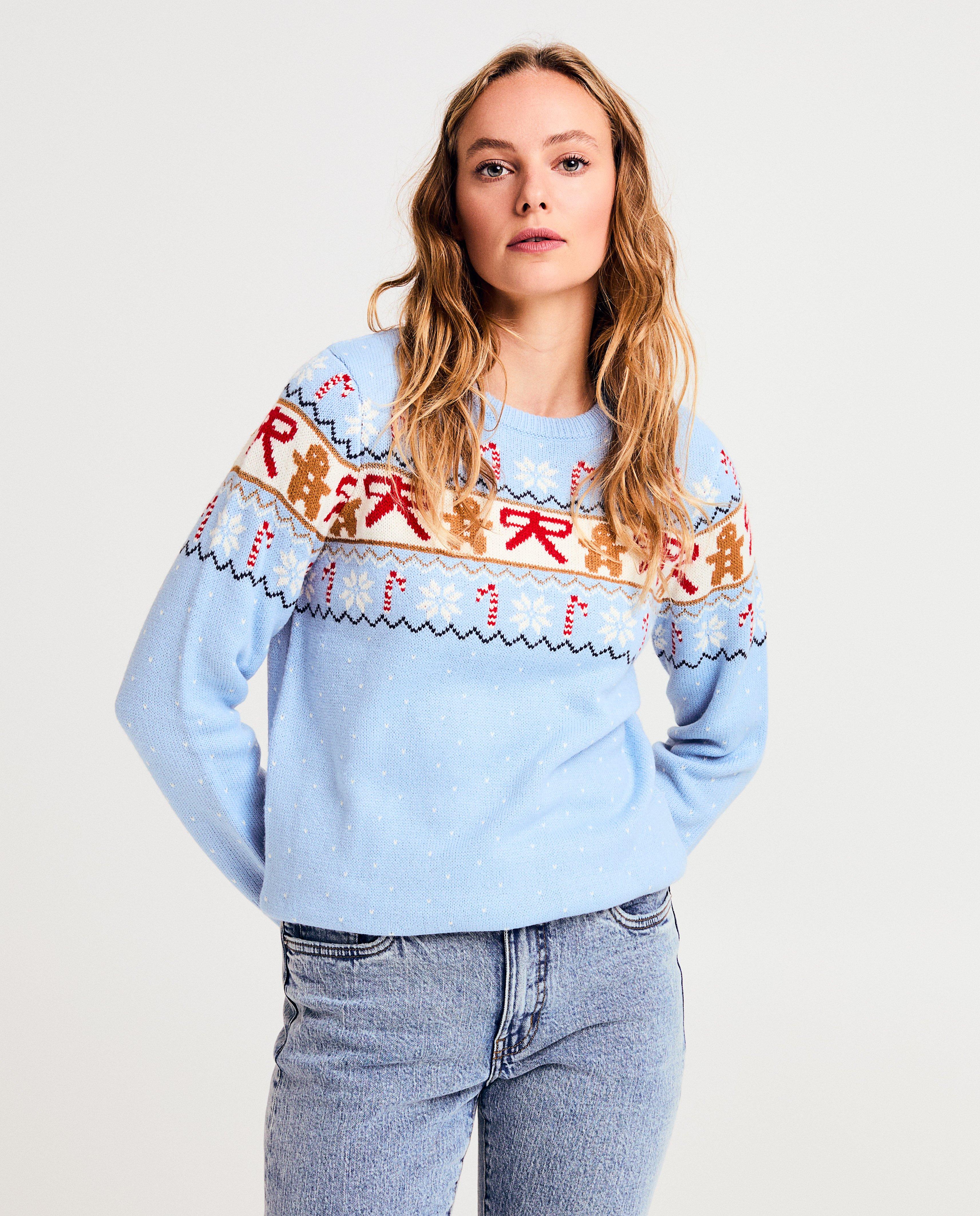 Truien - Kersttrui met print, dames