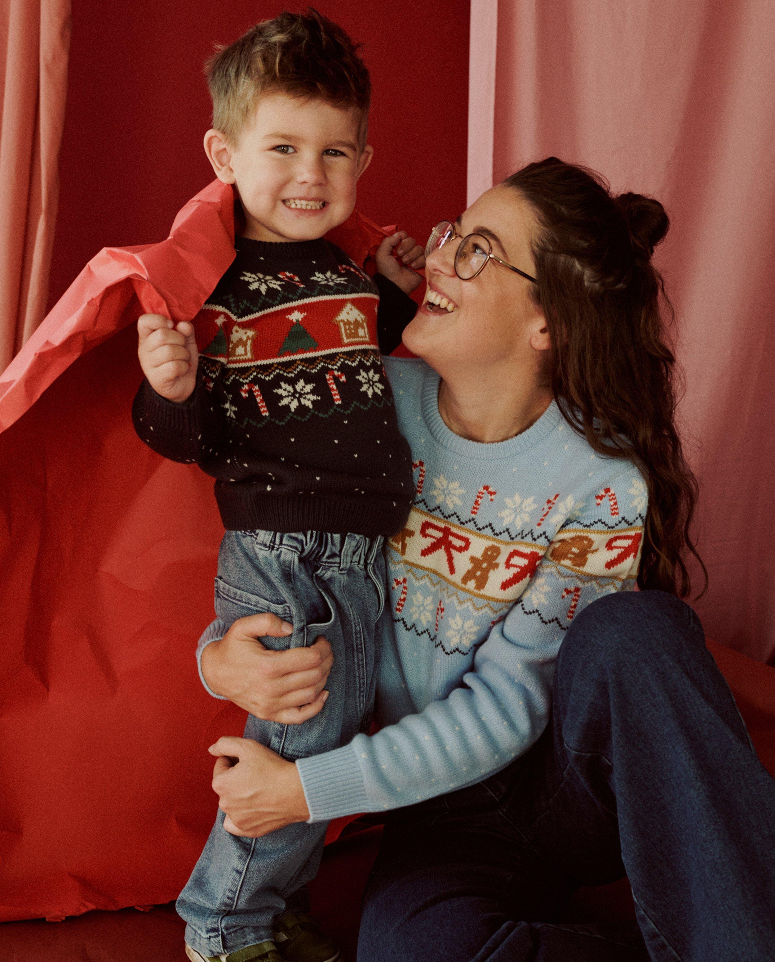 Truien - Kersttrui met print, dames