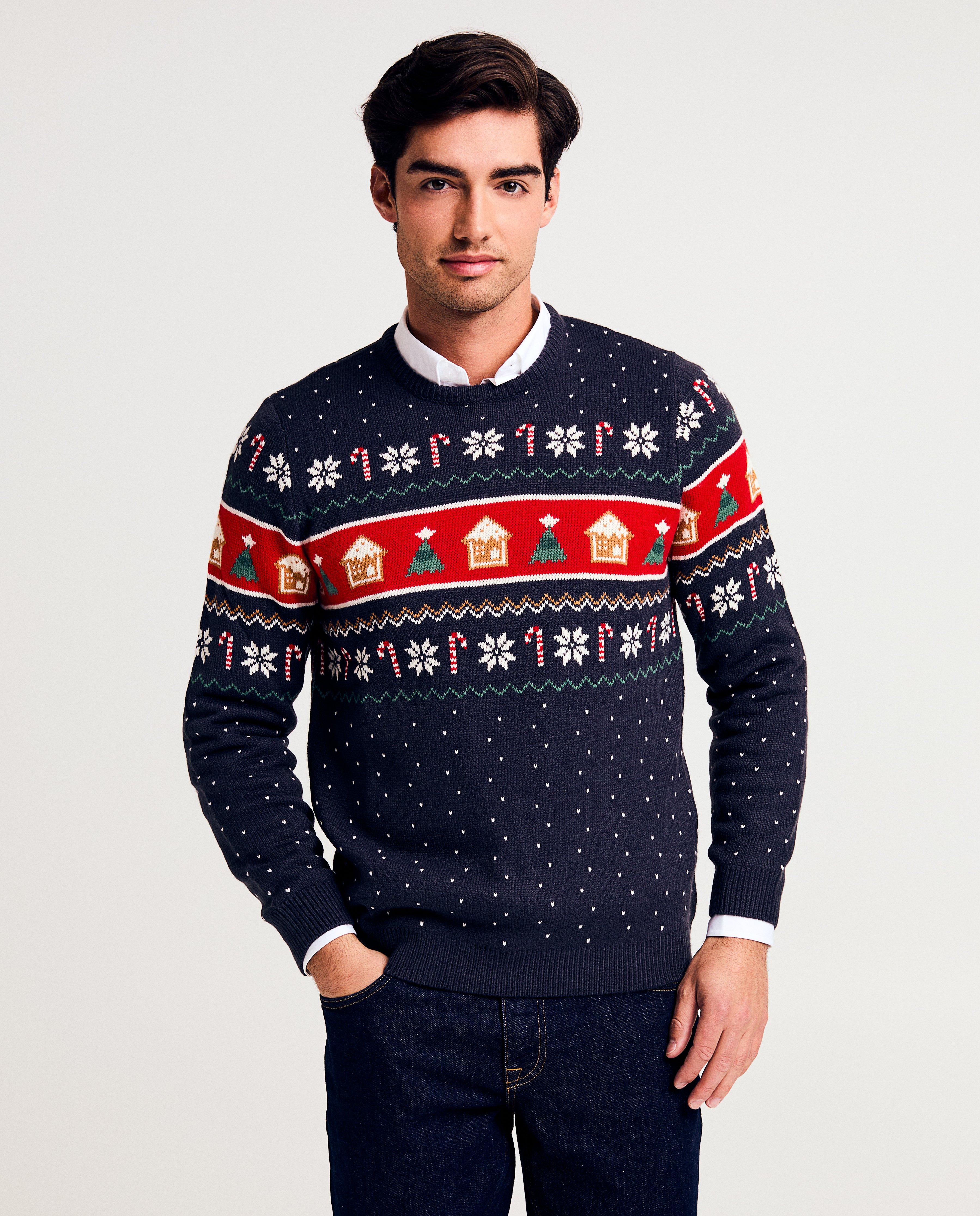 Pull de Noël à imprimé, hommes - null - Familystories