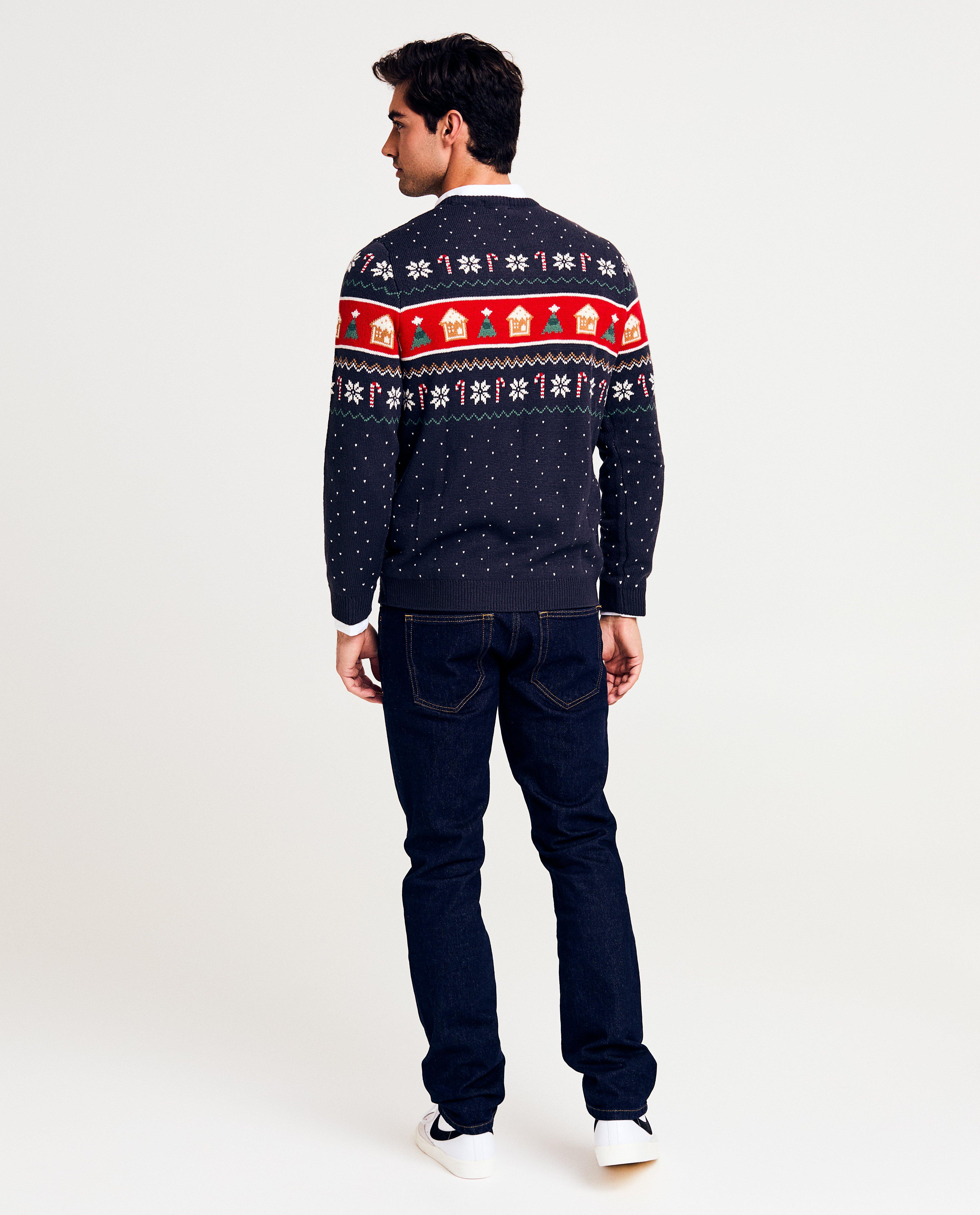 Pulls - Pull de Noël à imprimé, hommes