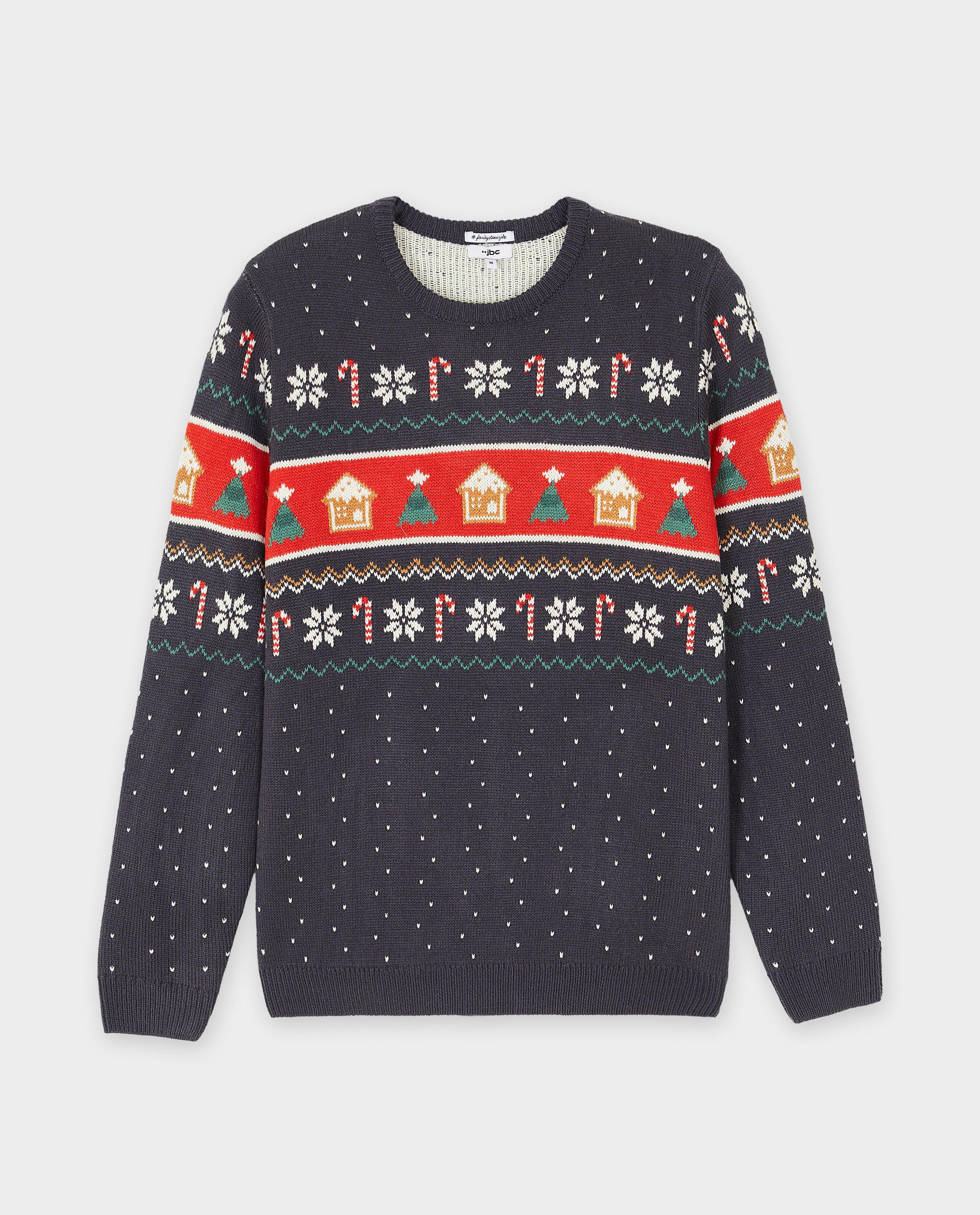 Truien - Kersttrui met print, heren