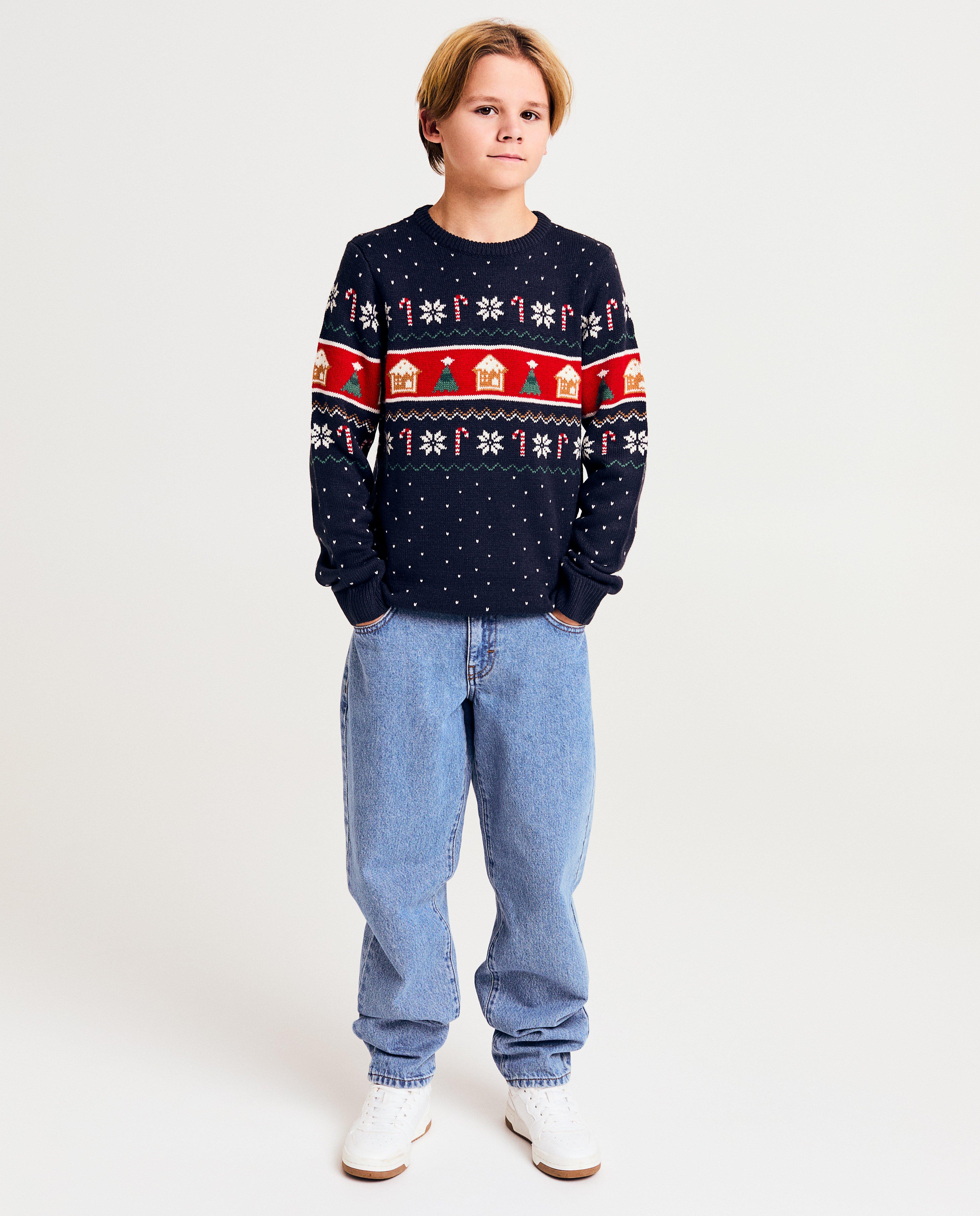 Kersttrui met print, 7-14 jaar - Product Detail - blauw - afbeelding nummer 2