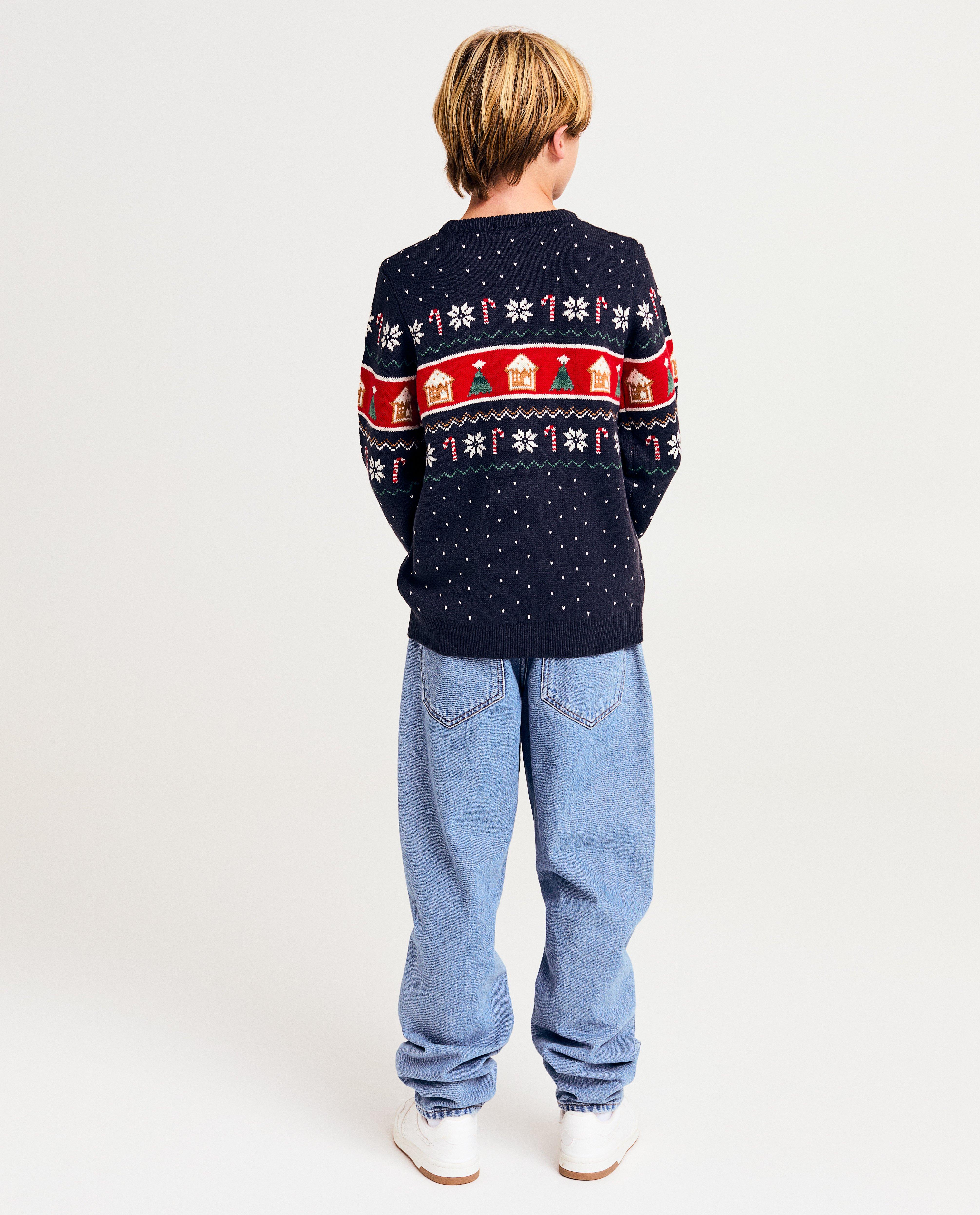 Kersttrui met print, 7-14 jaar - Product Detail - blauw - afbeelding nummer 3