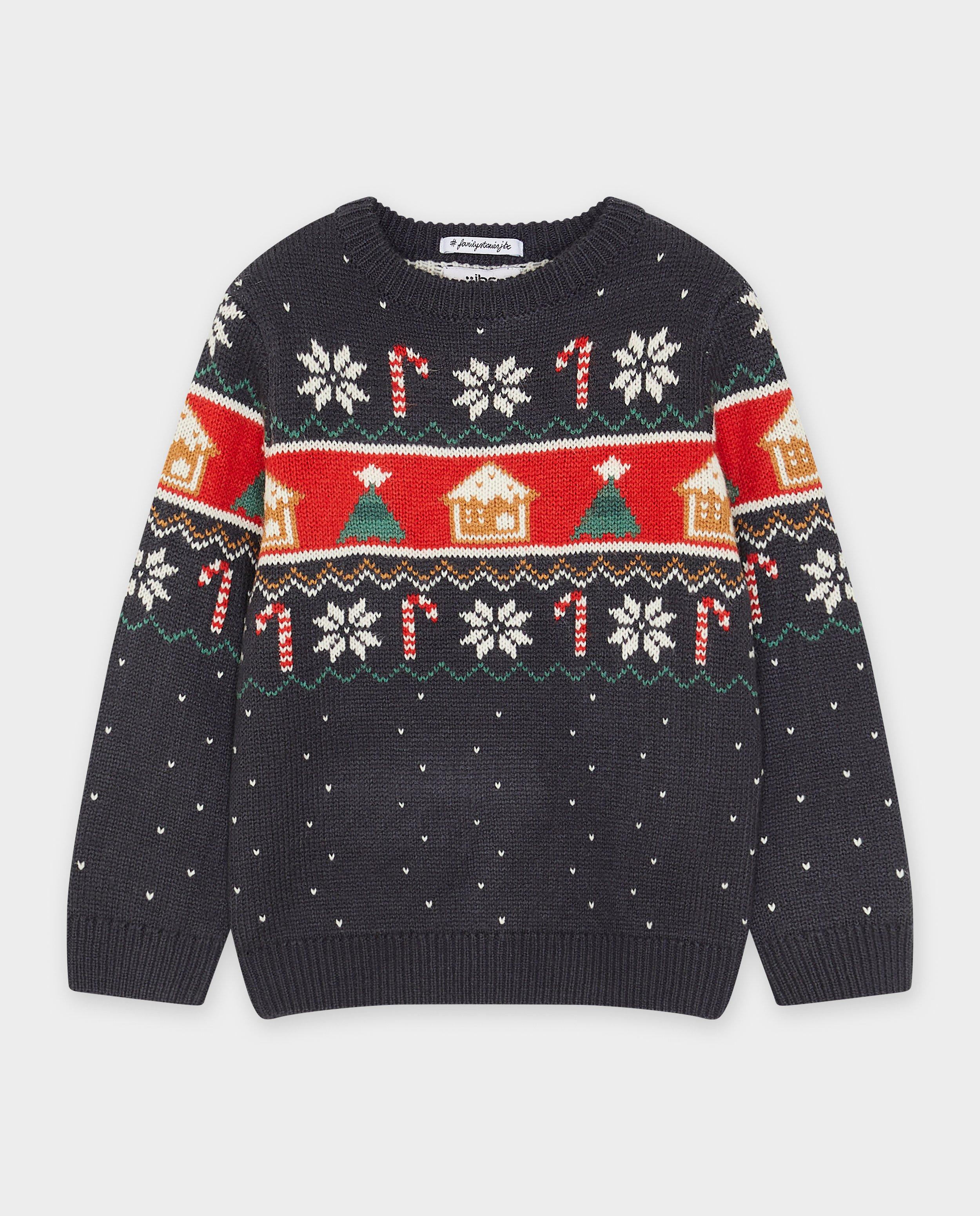Truien - Kersttrui met print, 2-7 jaar