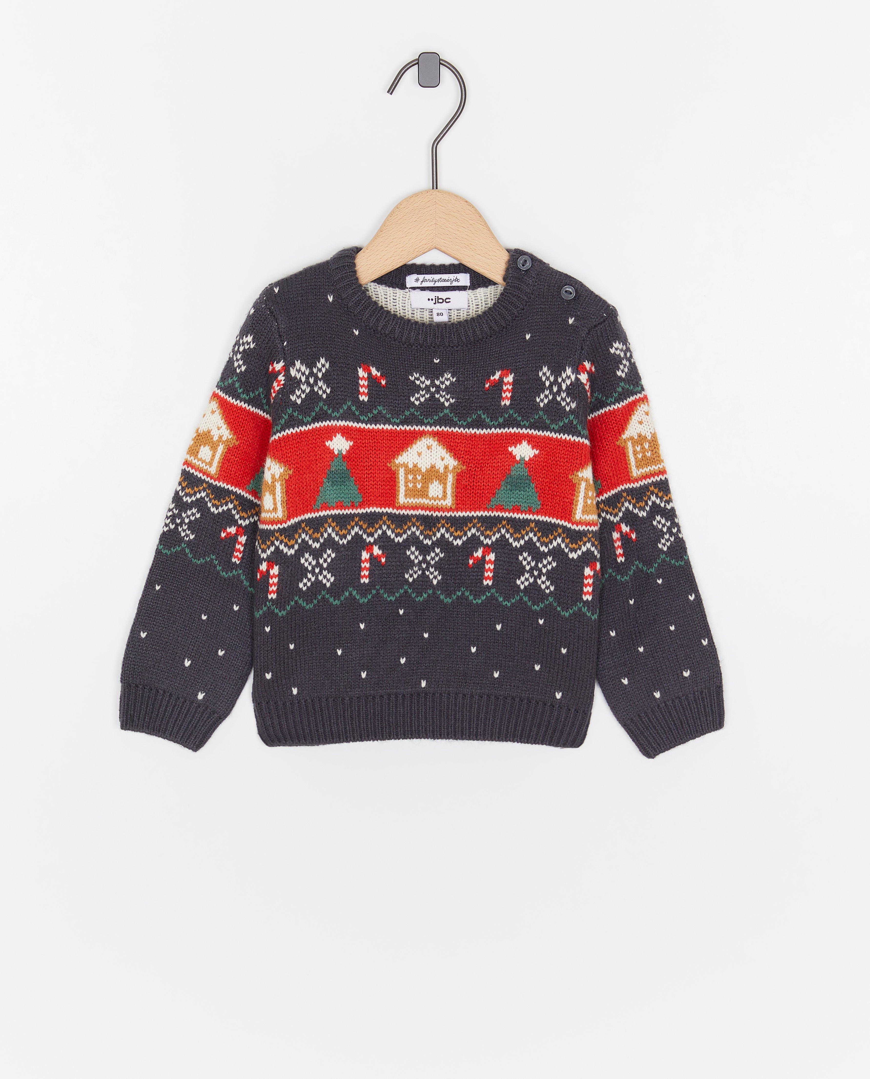 Pull de Noël à imprimé, 62-98 - null - Familystories