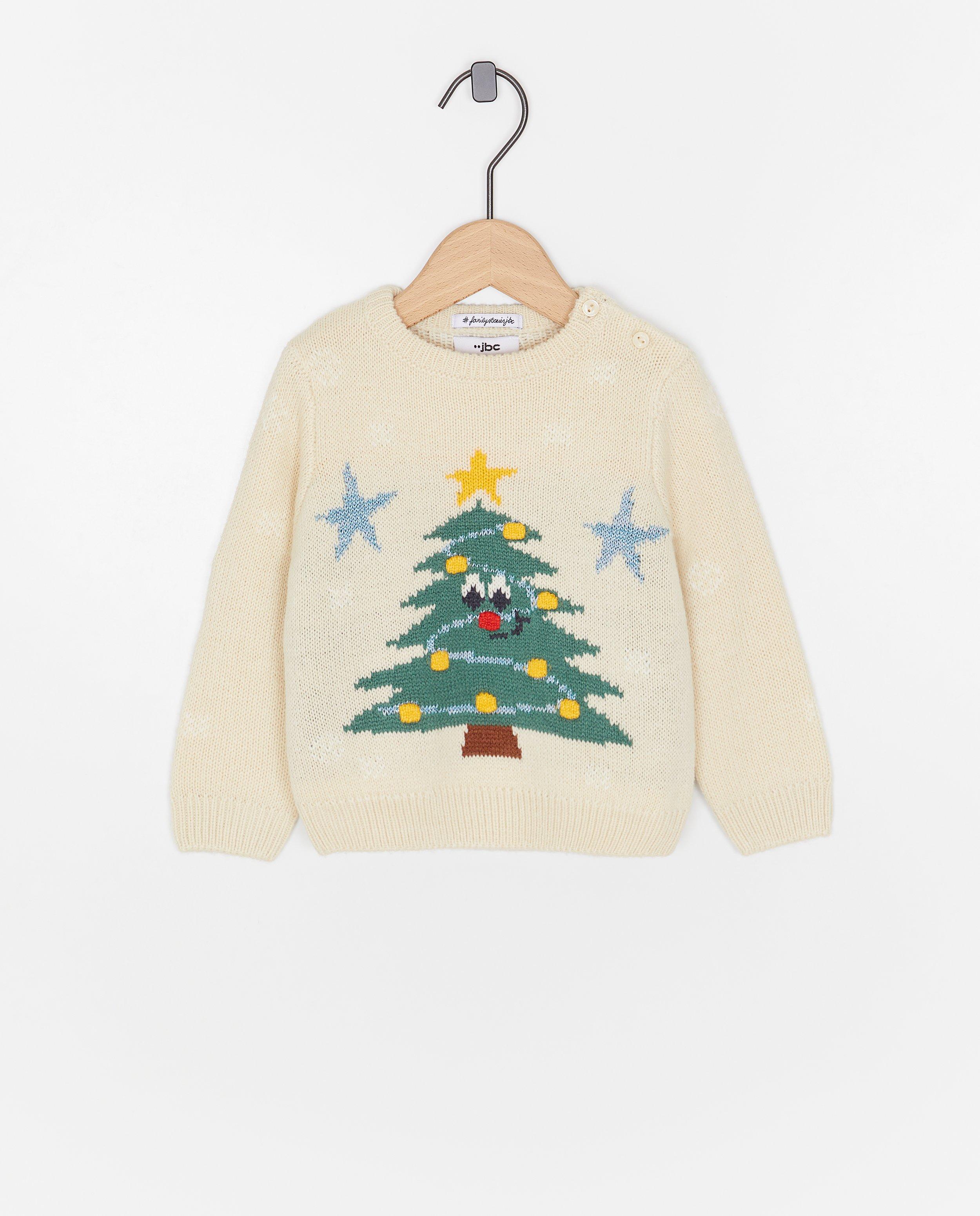 Trui met print en pompons, baby Familystories JBC België België