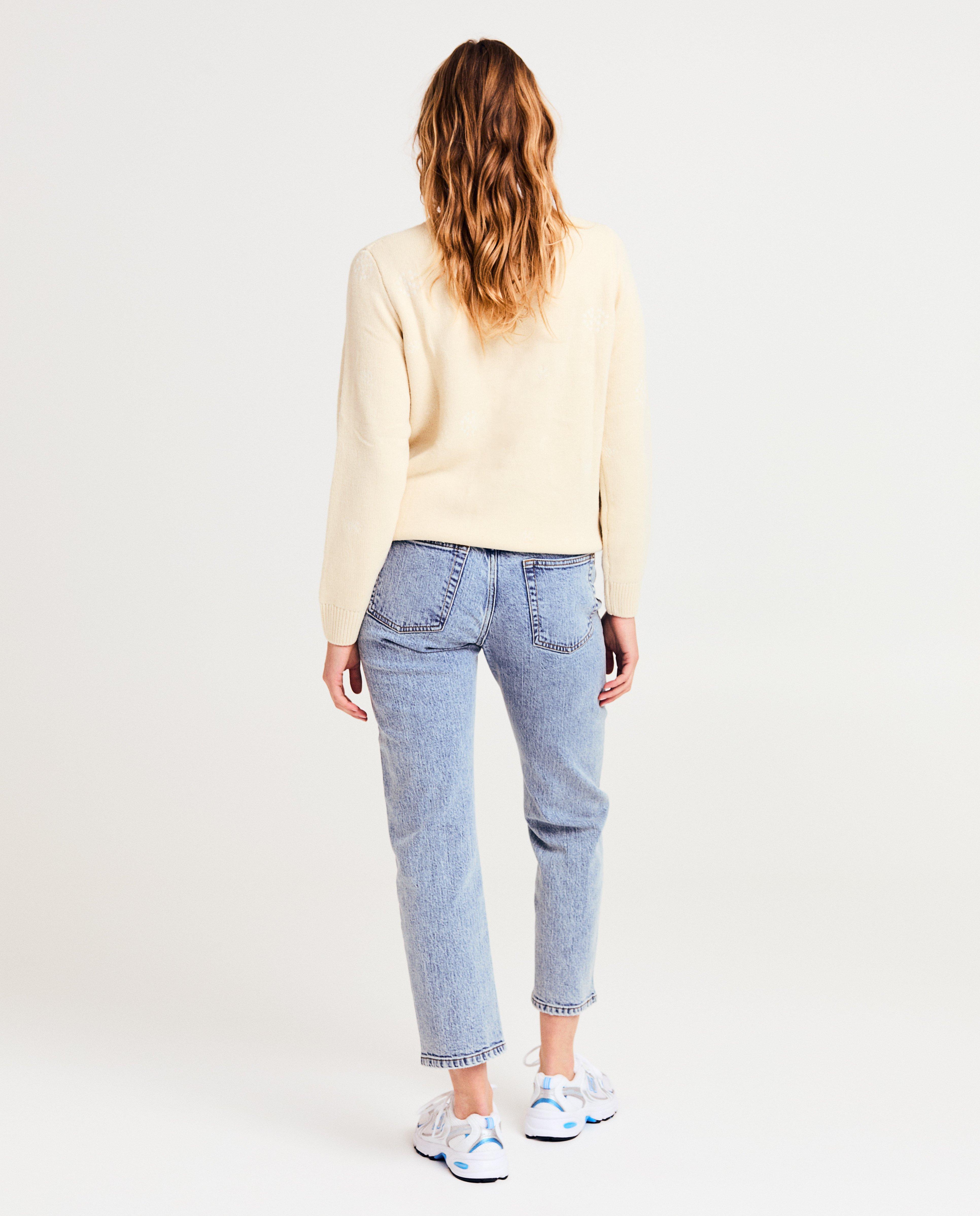 Truien - Trui met print en pompons, dames