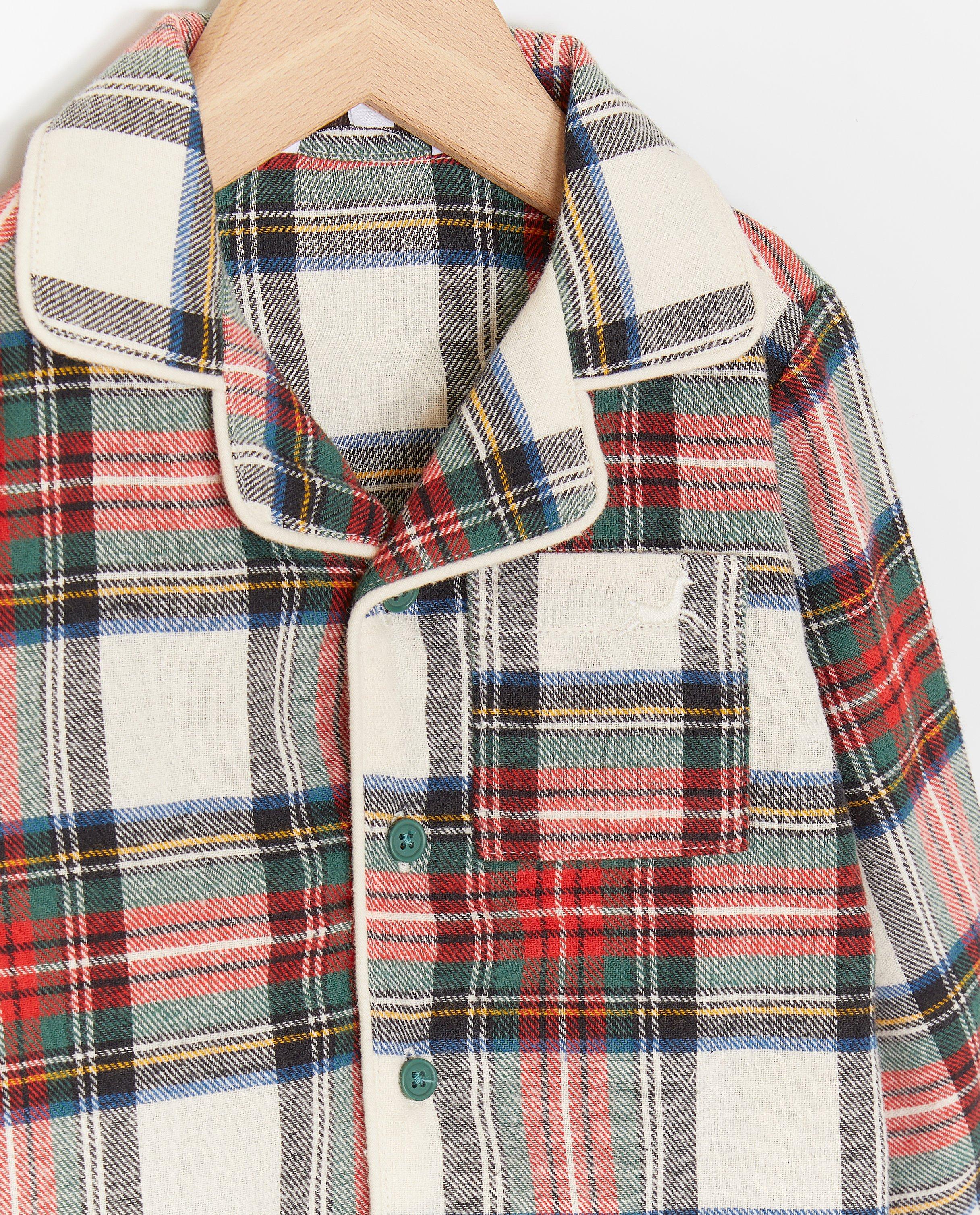 Nachtkleding - Flanellen pyjama met ruiten, baby