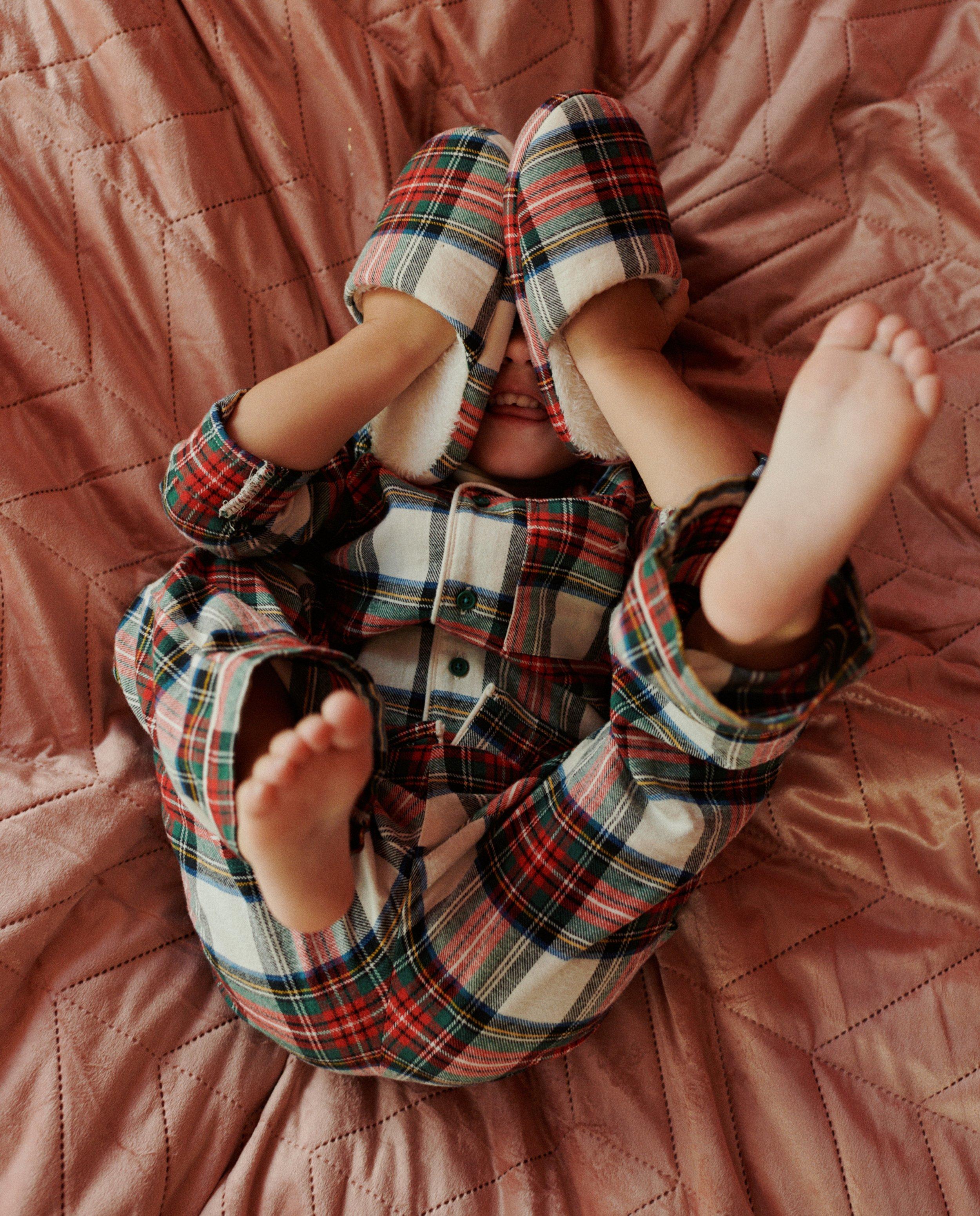Flanellen pyjama met ruiten, 2-7 jaar - Product Detail - rood - afbeelding nummer 1