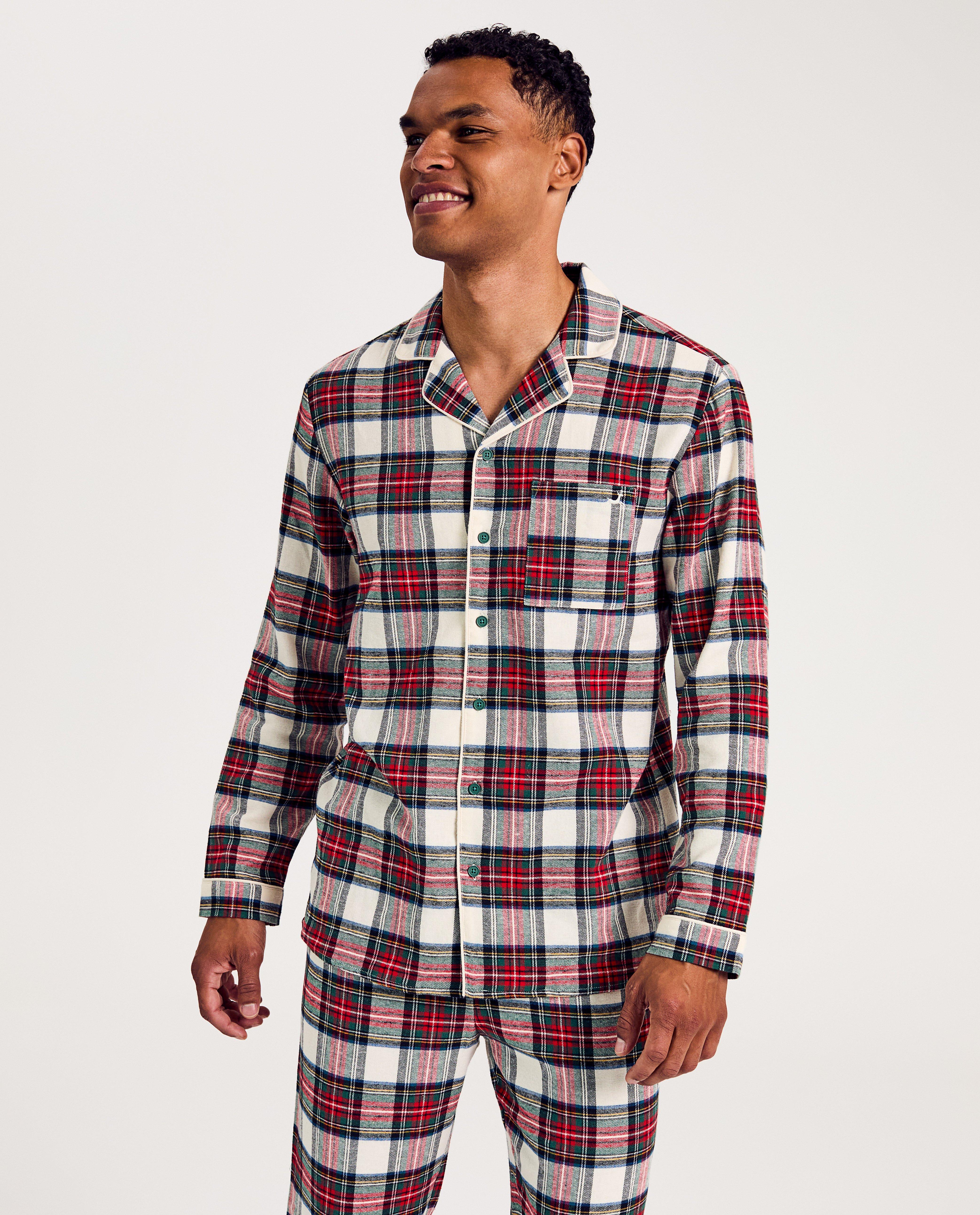 Pyjamas - Pyjama en flanelle à carreaux, hommes