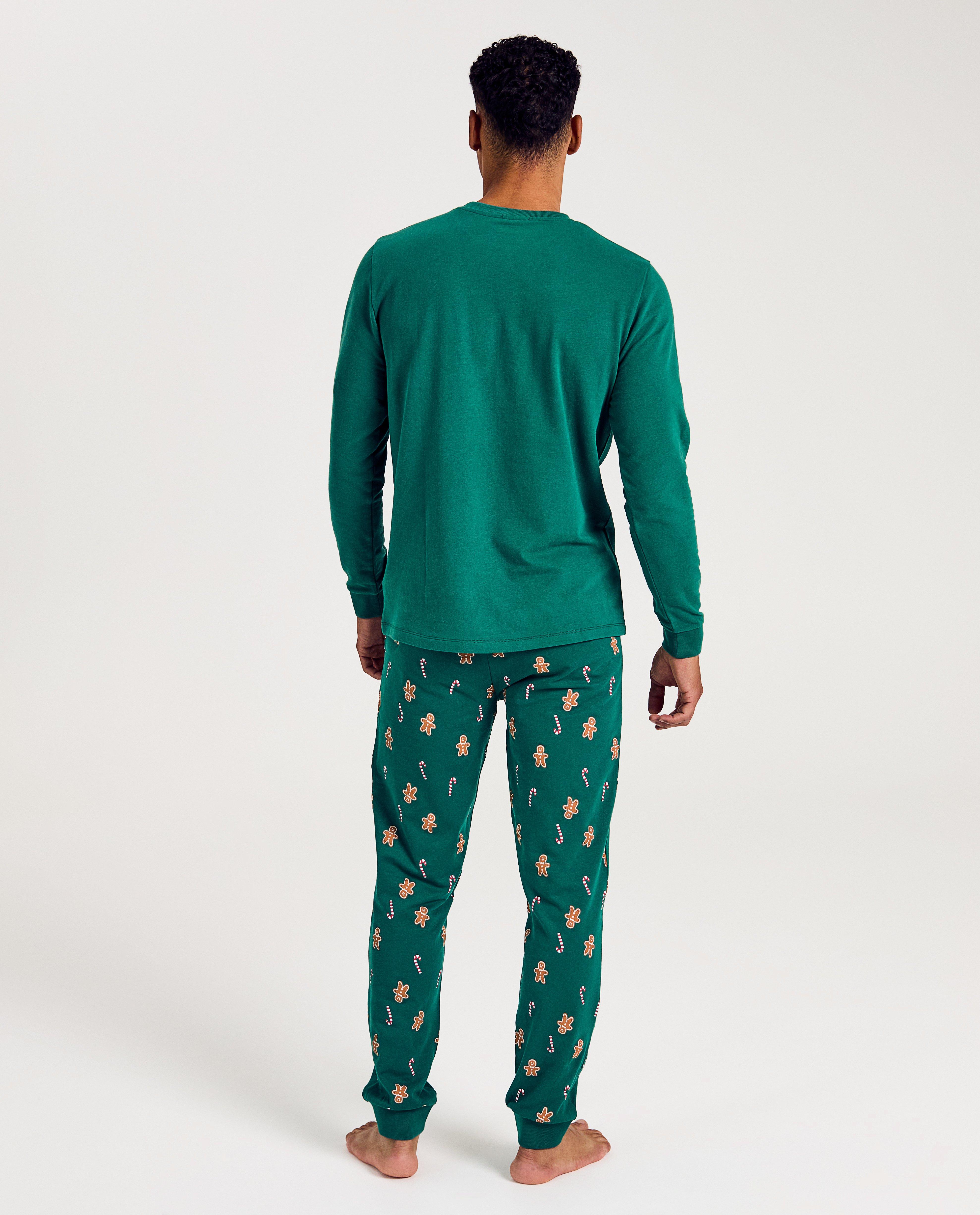Nachtkleding - Pyjama met geborduurd opschrift, heren