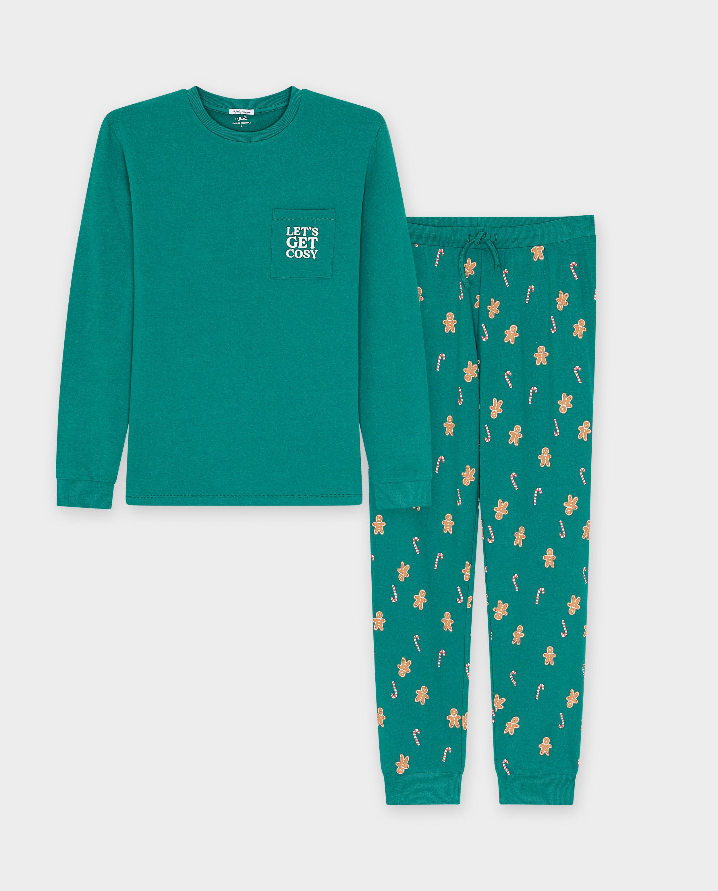 Nachtkleding - Pyjama met geborduurd opschrift, heren