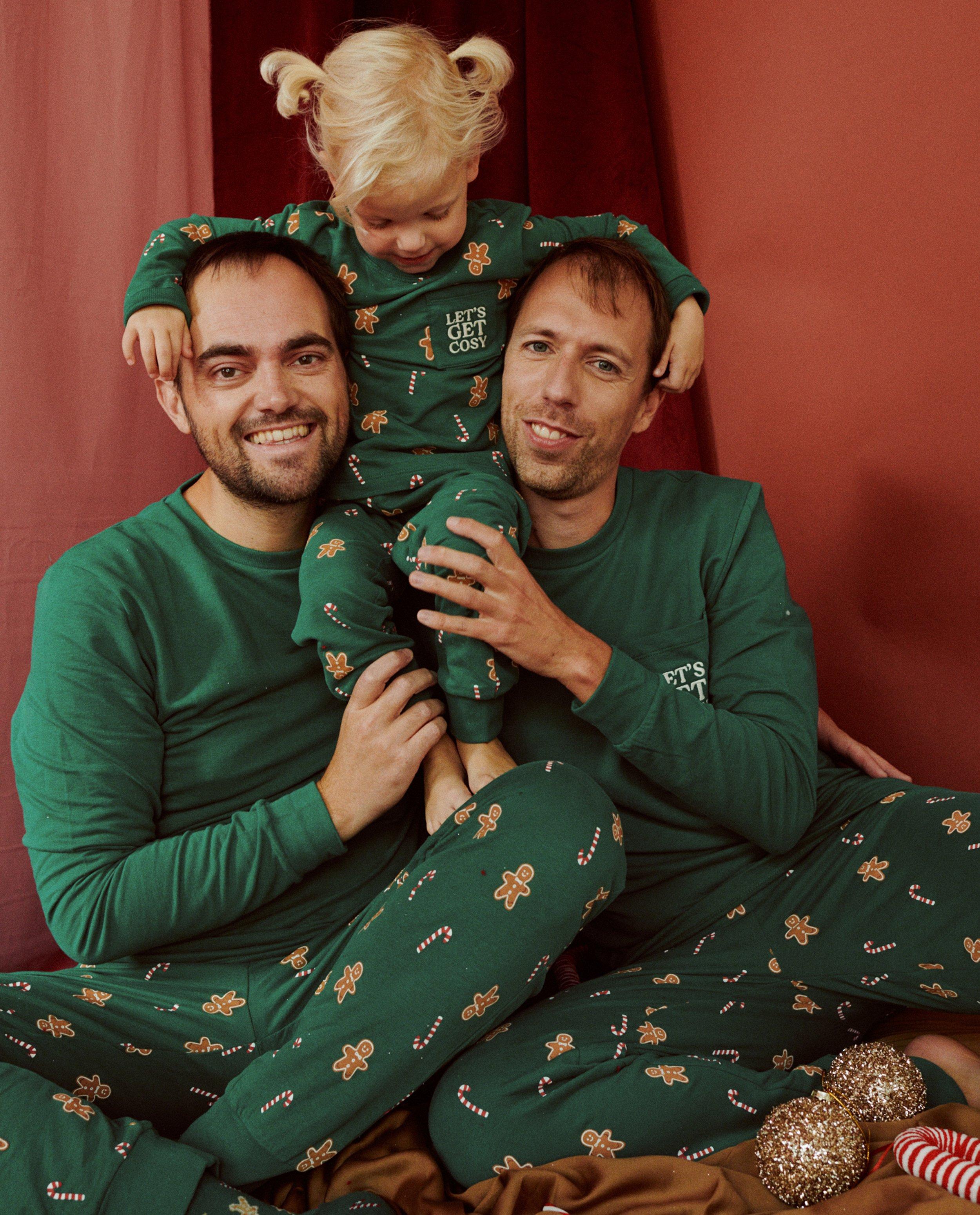 Nachtkleding - Pyjama met geborduurd opschrift, heren
