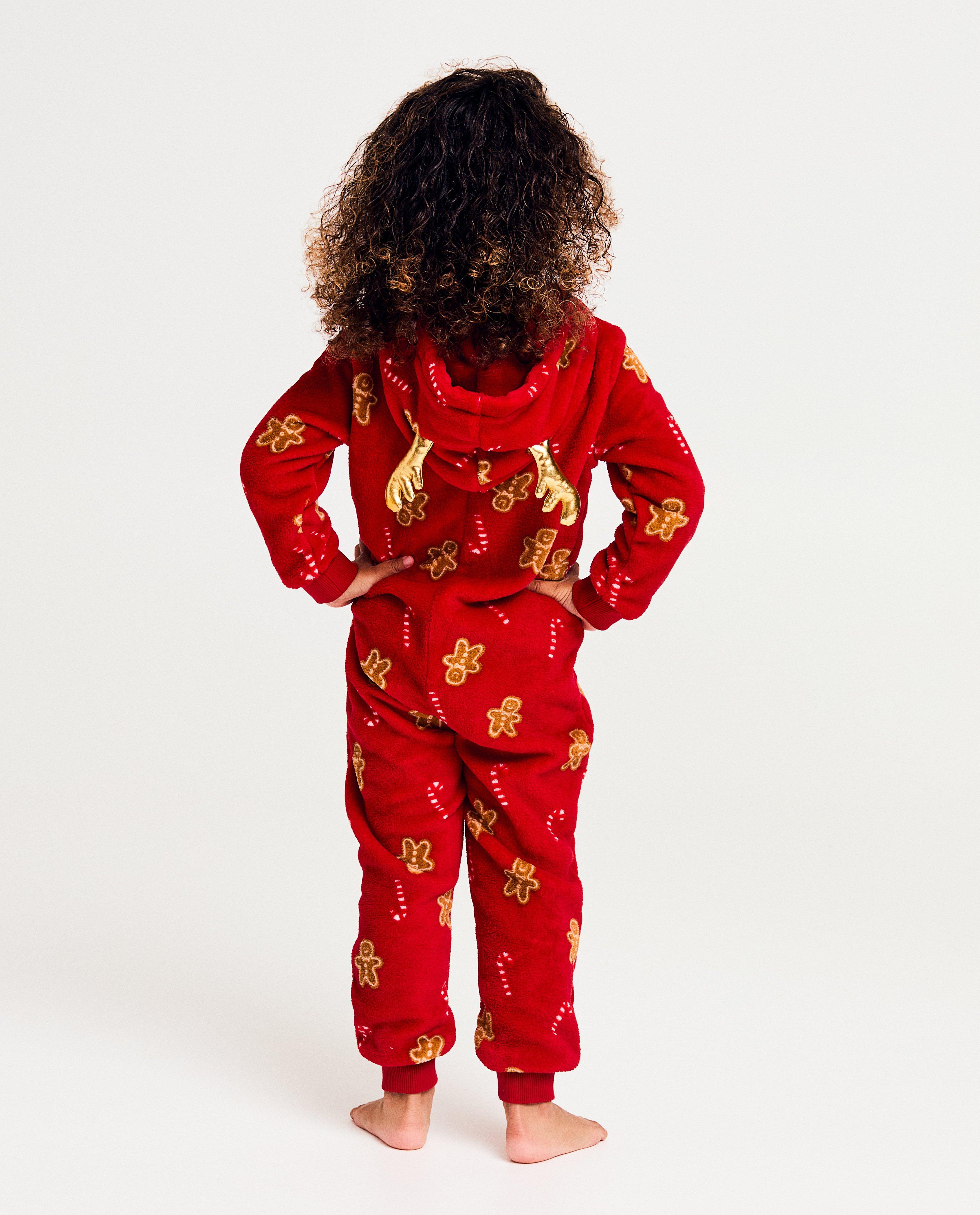 Nachtkleding - Fleece onesie met print, 2-7 jaar