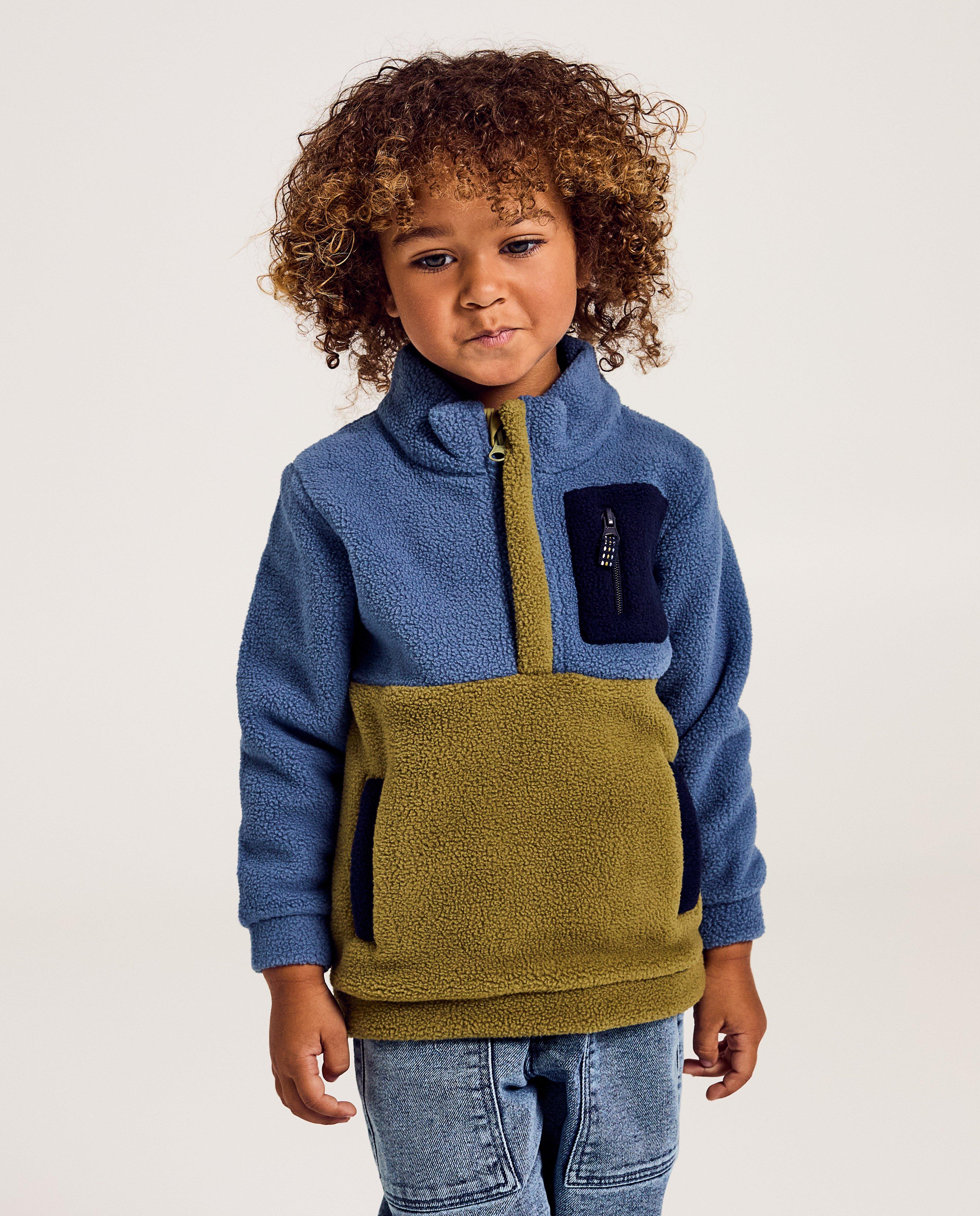Fleece vest met color block - null - Sturdy & Jubel