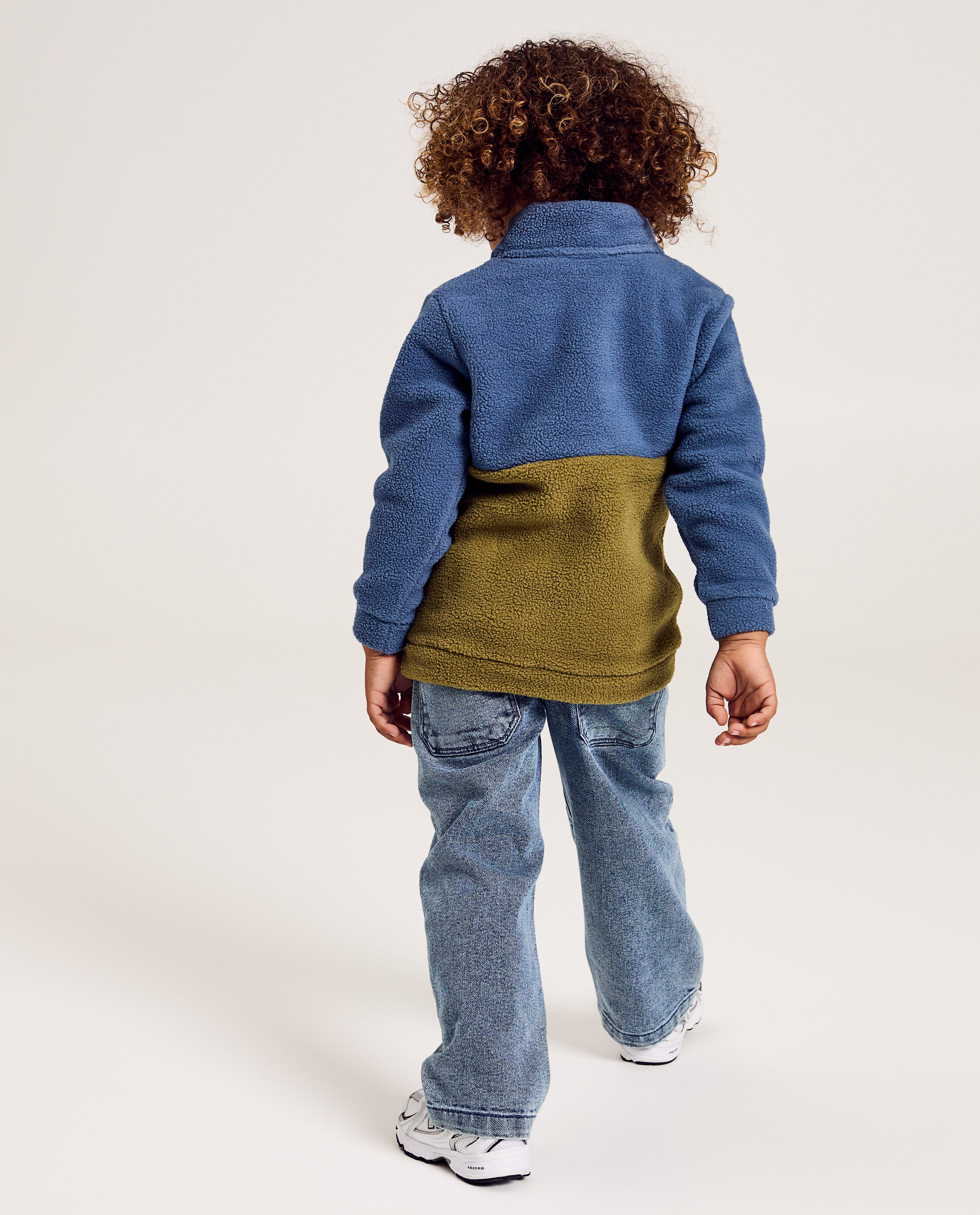 Sweaters - Fleece vest met color block