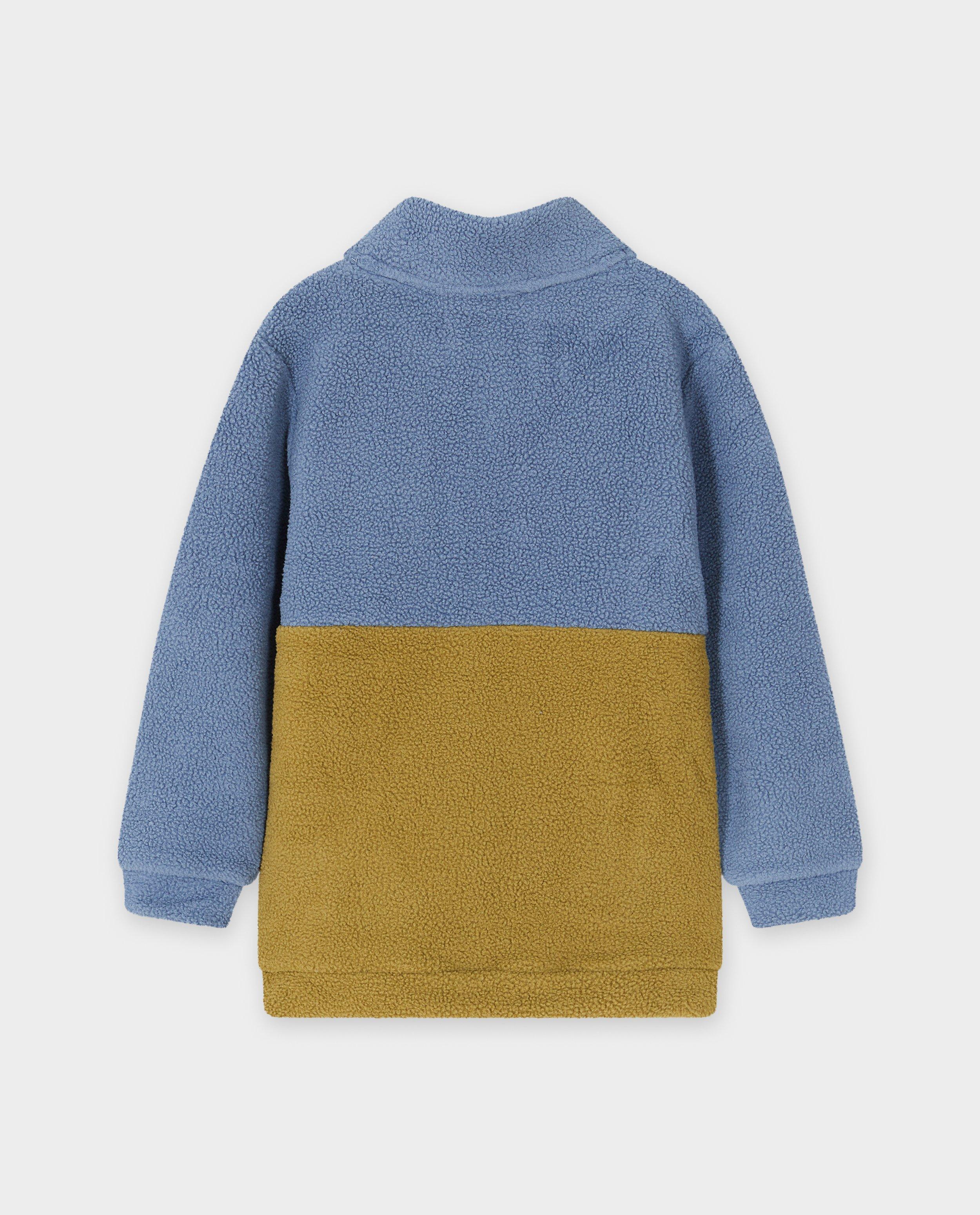 Sweaters - Fleece vest met color block