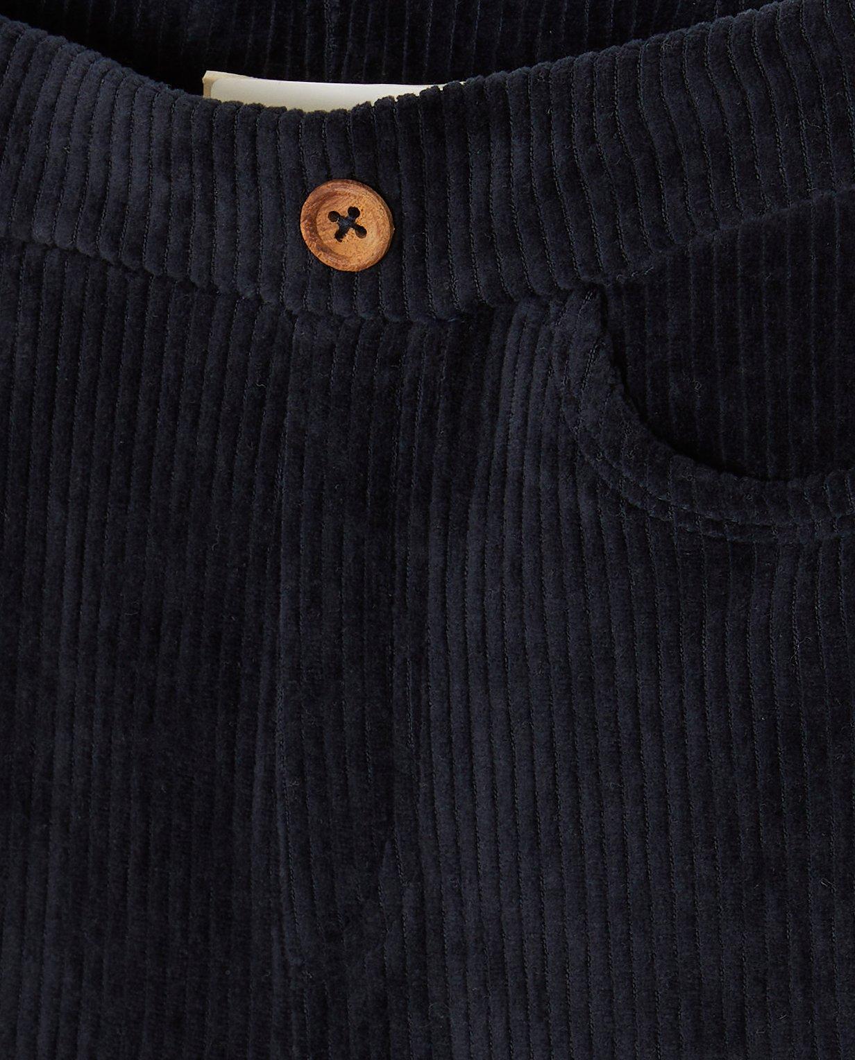 Broeken - Broek van ribfluweel, flared fit