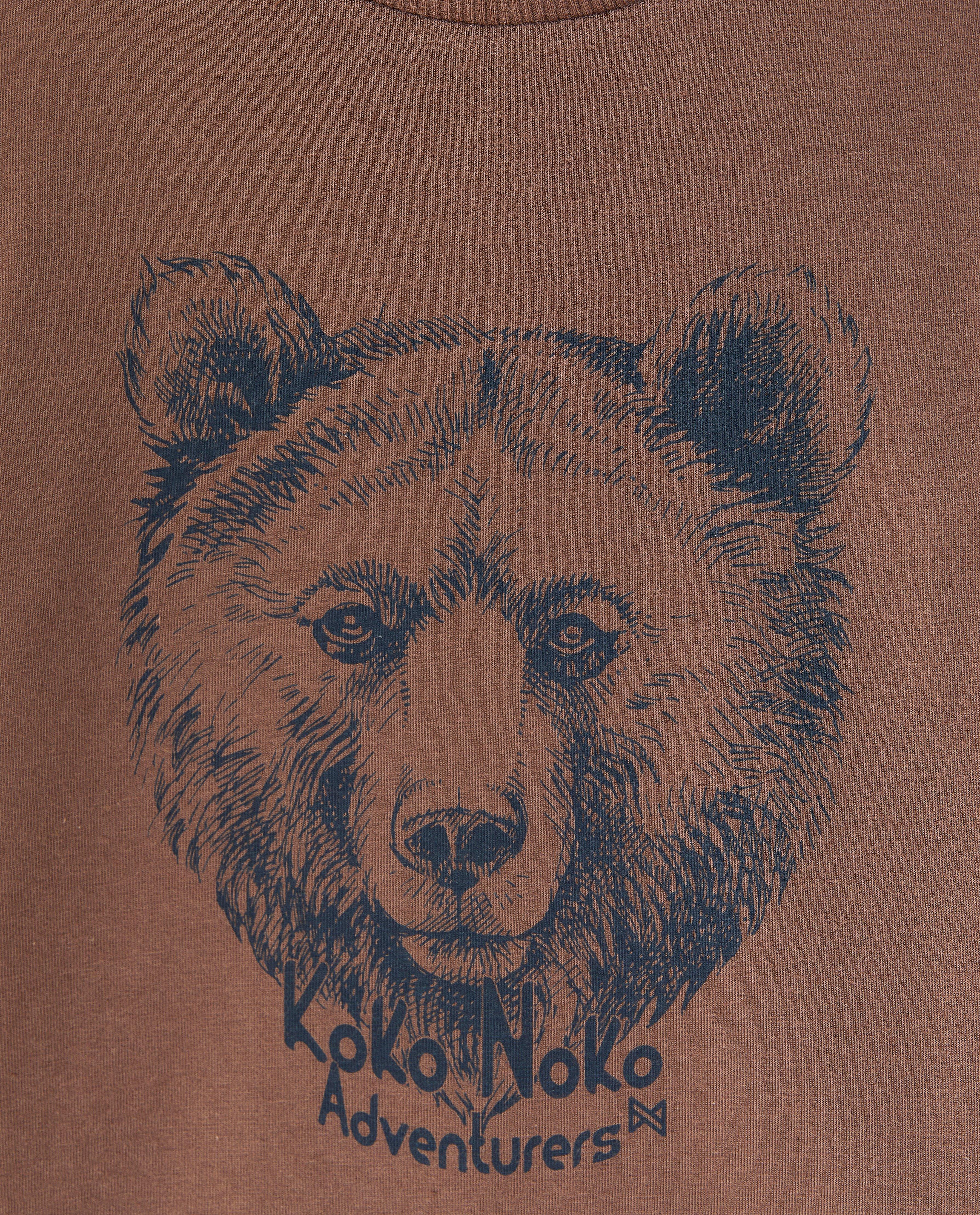 T-shirts - Longsleeve met berenprint