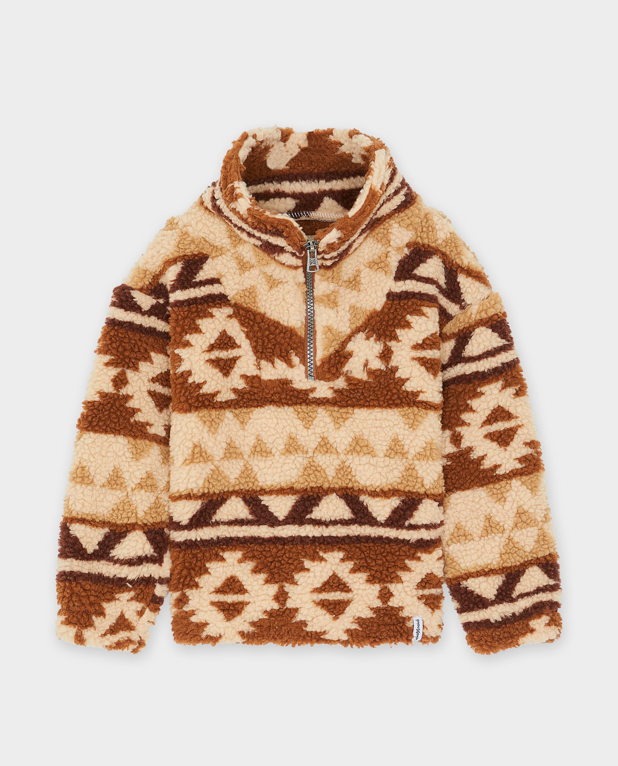 Sweaters - Teddy sweater met patroon