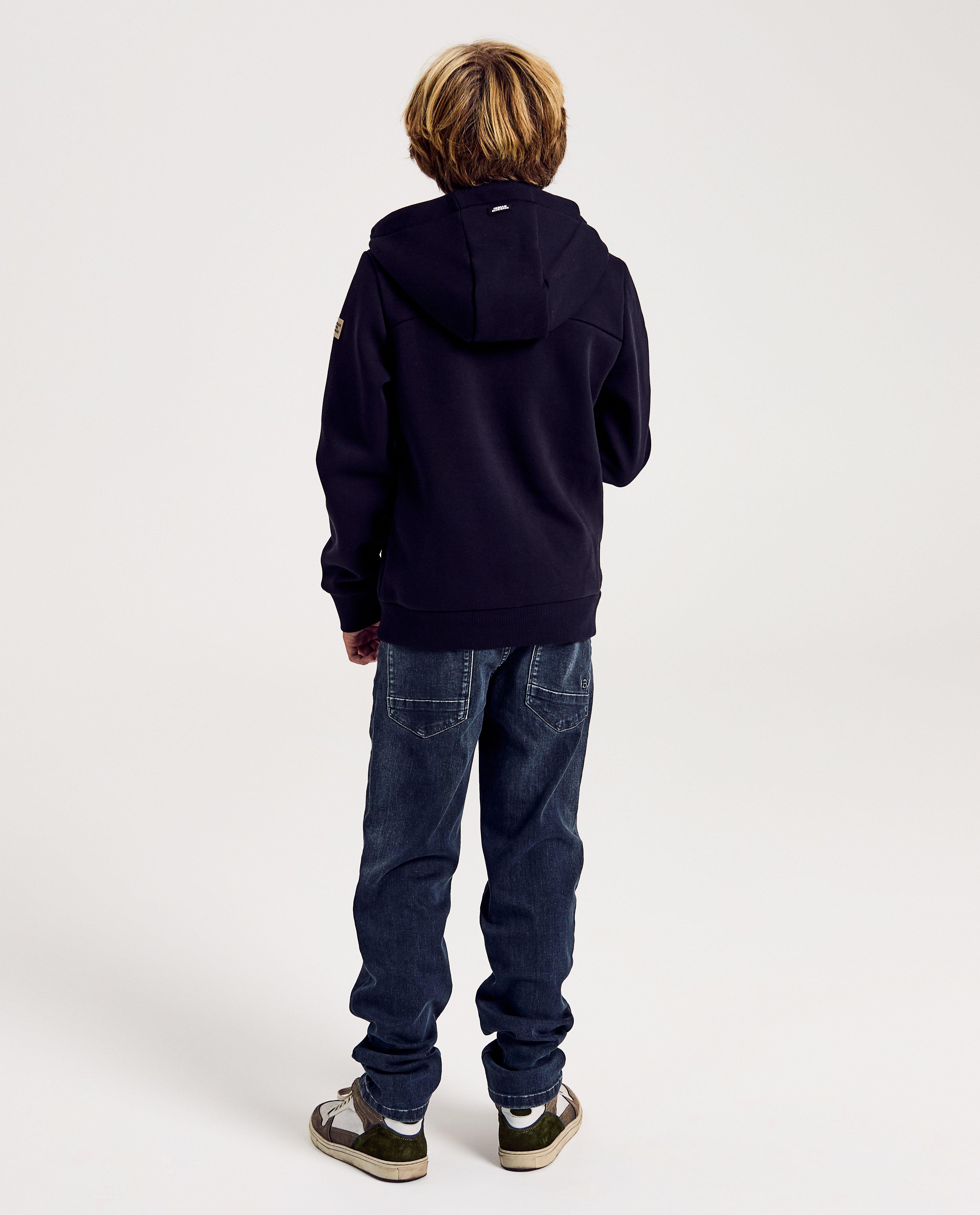 Sweatvest met teddy voering - Product Detail - donkerblauw - afbeelding nummer 3