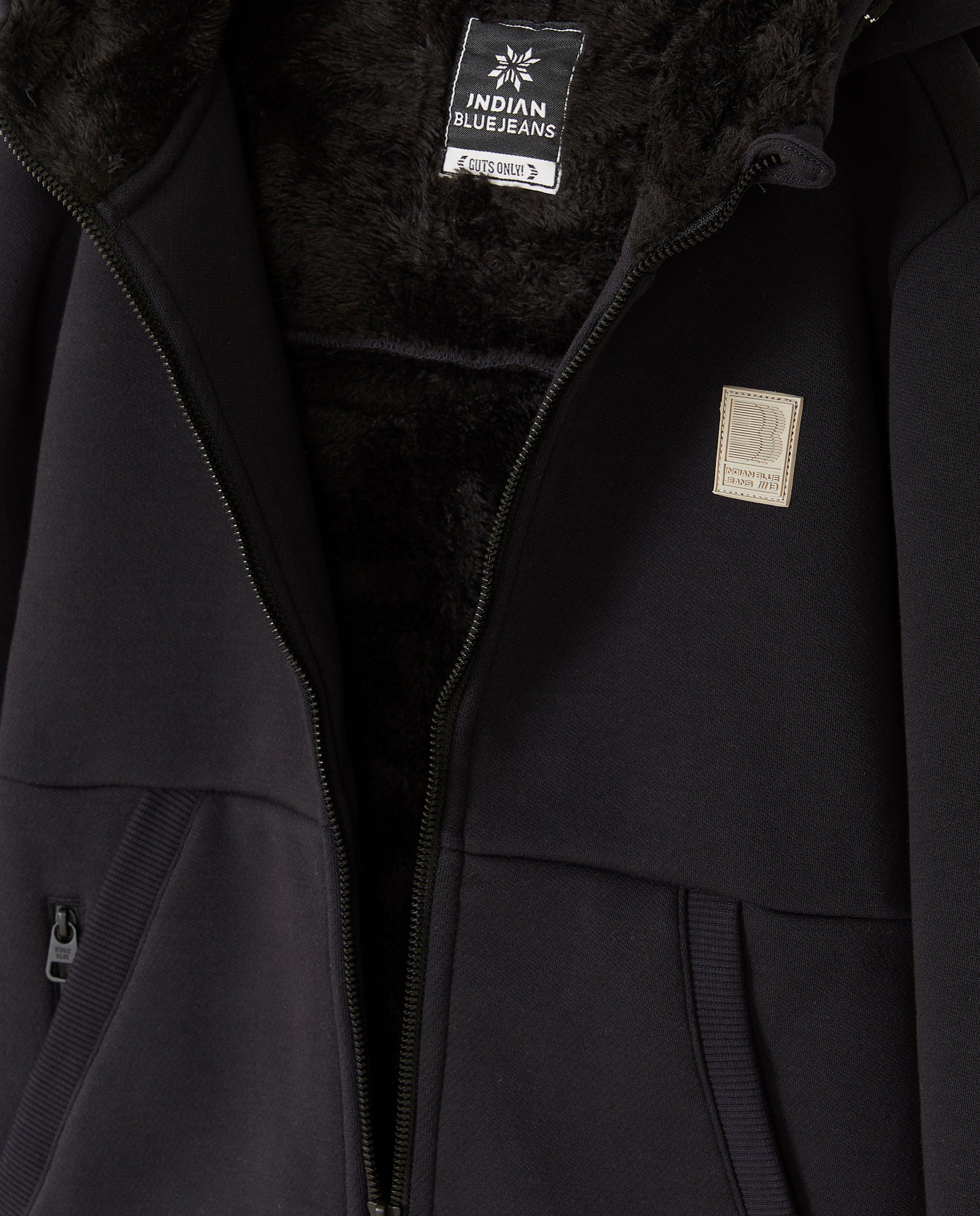 Sweatvest met teddy voering - Product Detail - donkerblauw - afbeelding nummer 6