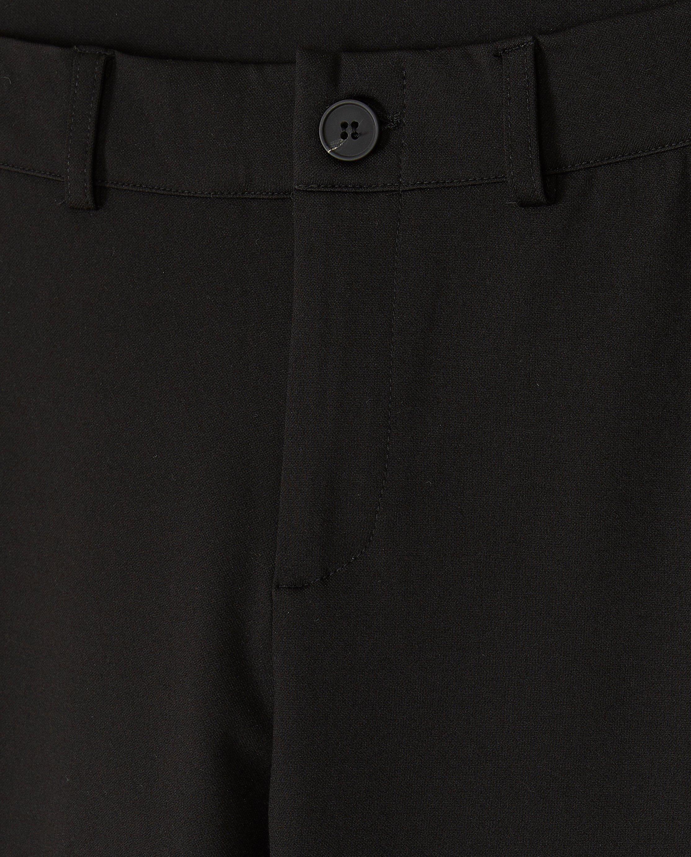 Broeken - Zwarte geklede broek, wide fit