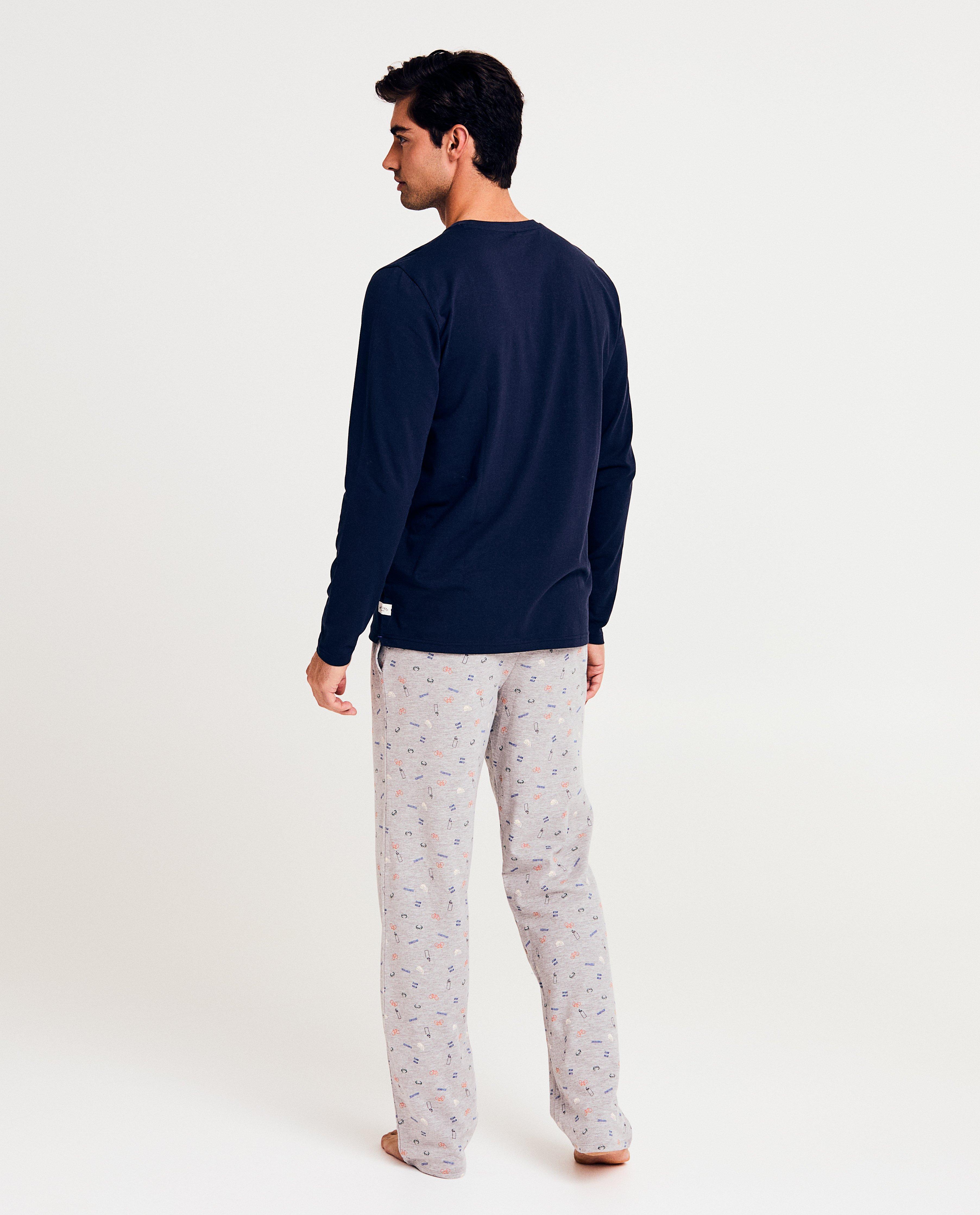 T-shirts - Blouse de pyjama en coton bio avec une inscription