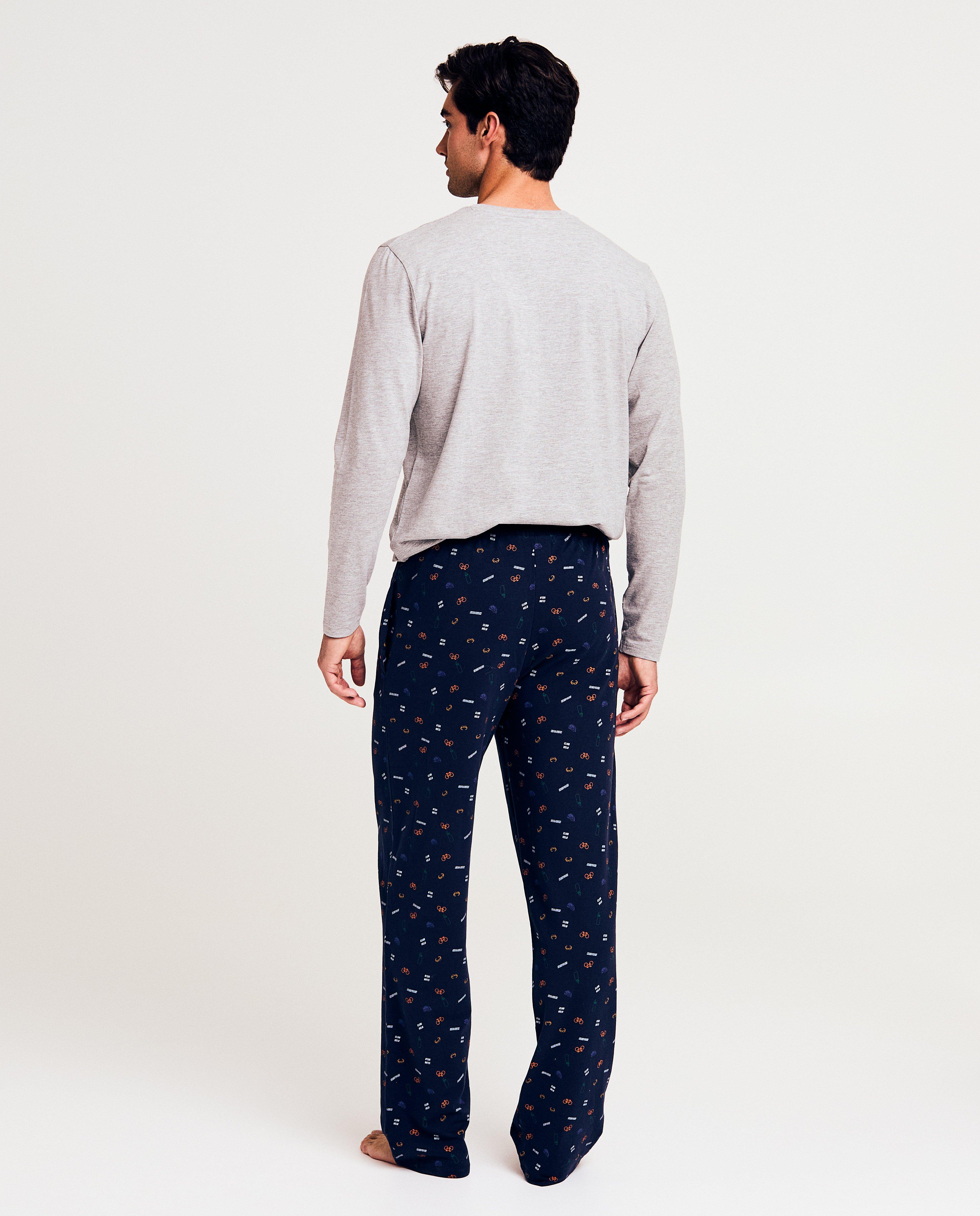 Pyjamas - Pantalon de pyjama en coton bio à imprimé